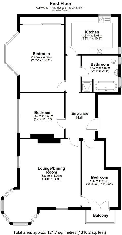 Earls Avenue, Folkestone, Folkestone, CT20 floorplan
