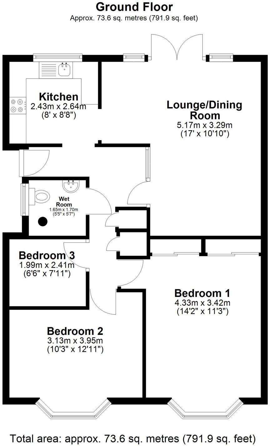 Chilcourt, Royston, SG8 floorplan