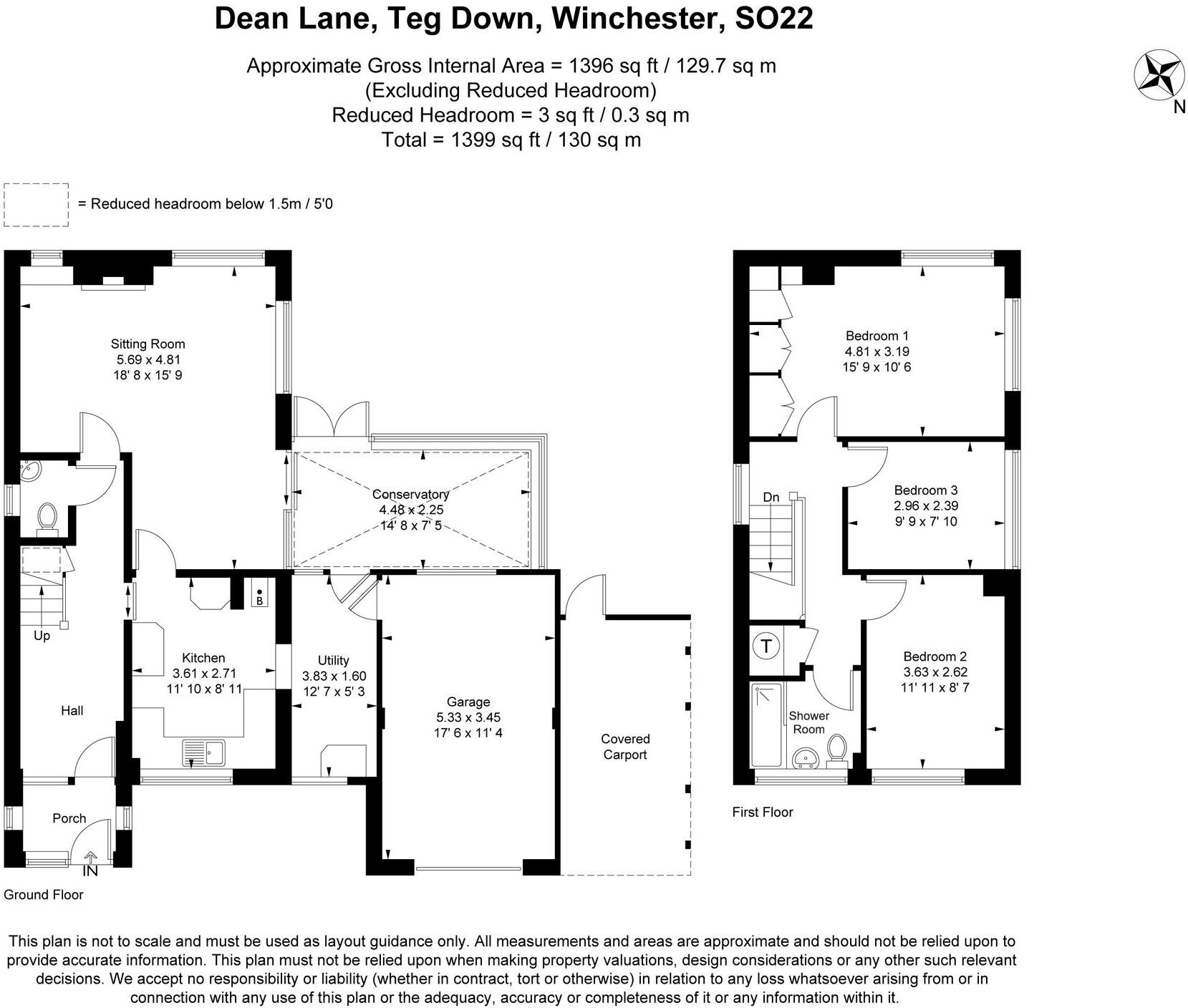 Dean Lane, Winchester SO22 floorplan