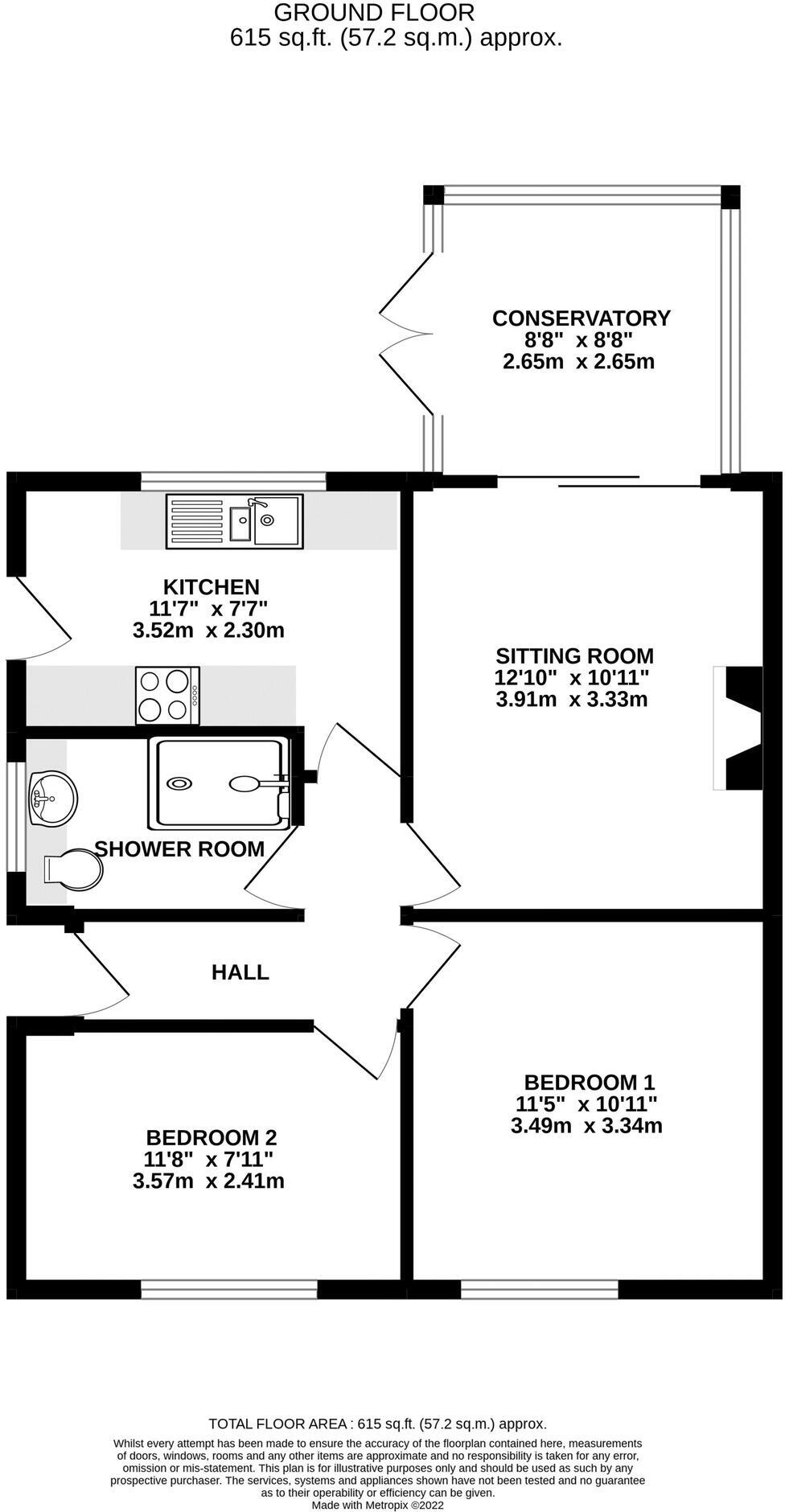 Woodbury Close, Wells floorplan