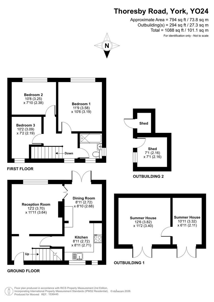 Thoresby Road, York, YO24 3 floorplan