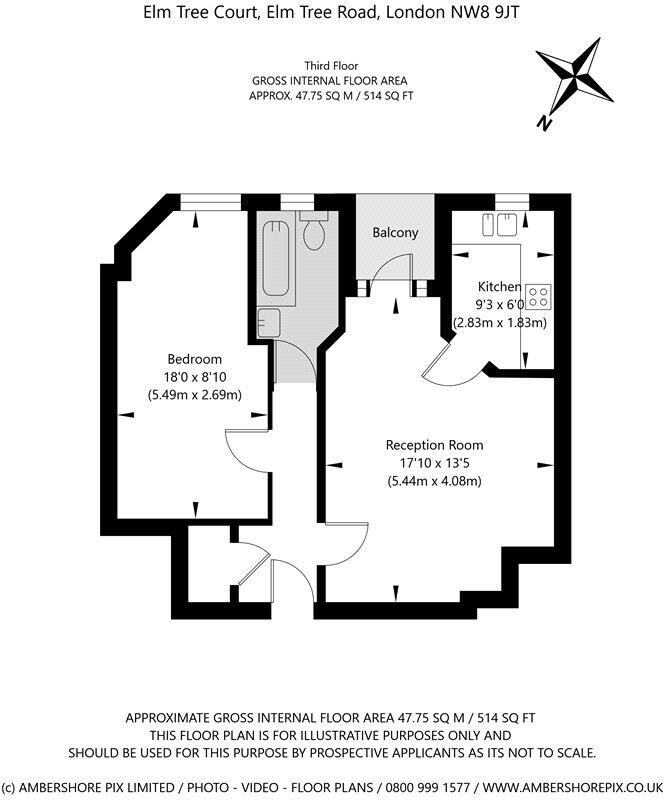 Elm Tree Court, Elm Tree Road, St John's Wood, London, NW8 floorplan