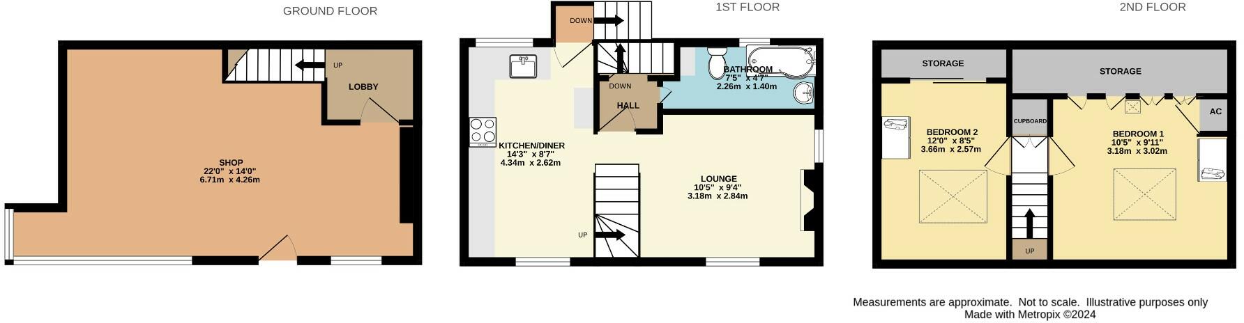 The Emporium, 26 High Street, Staithes, TS13 5BQ floorplan