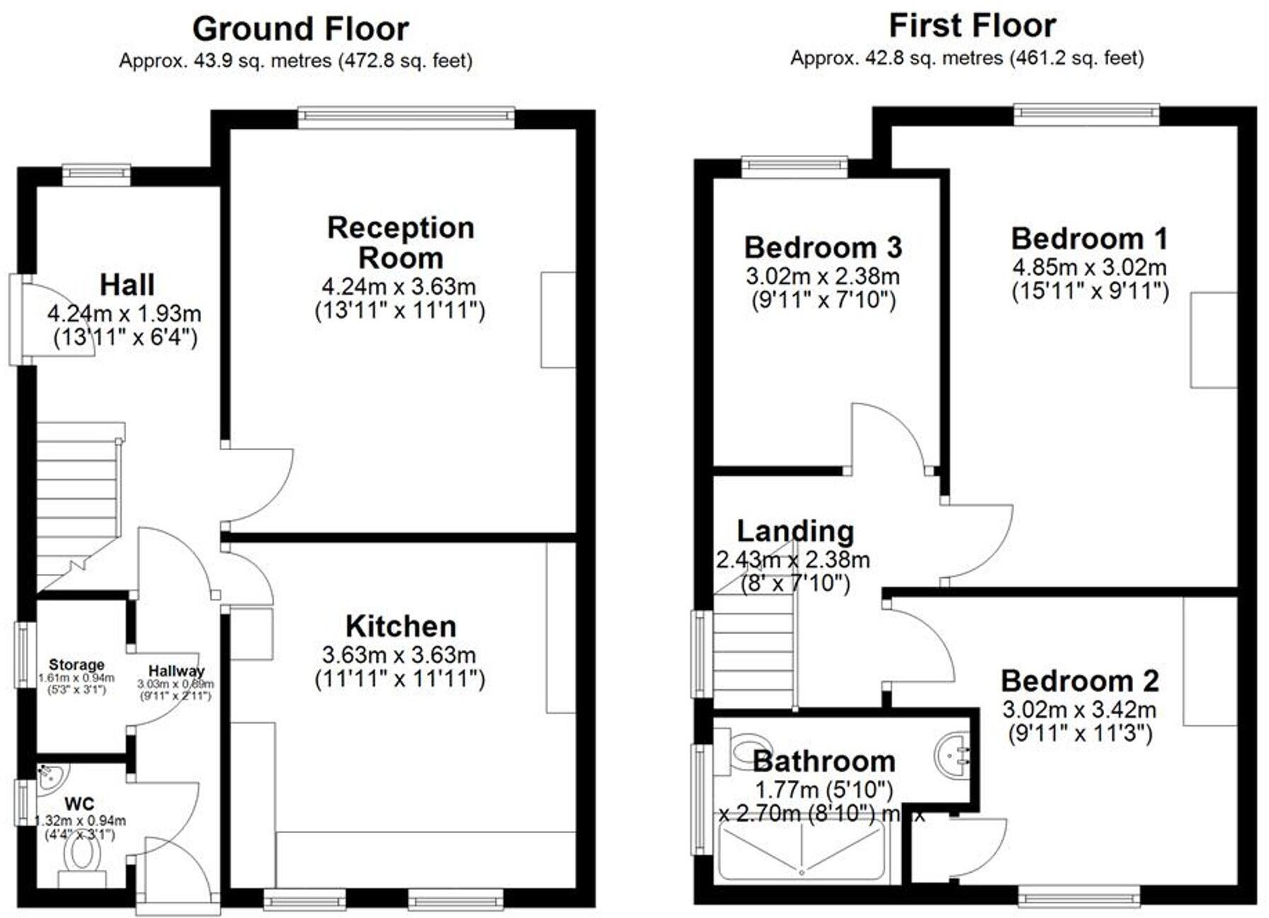 High Road, Halton, LA2 floorplan
