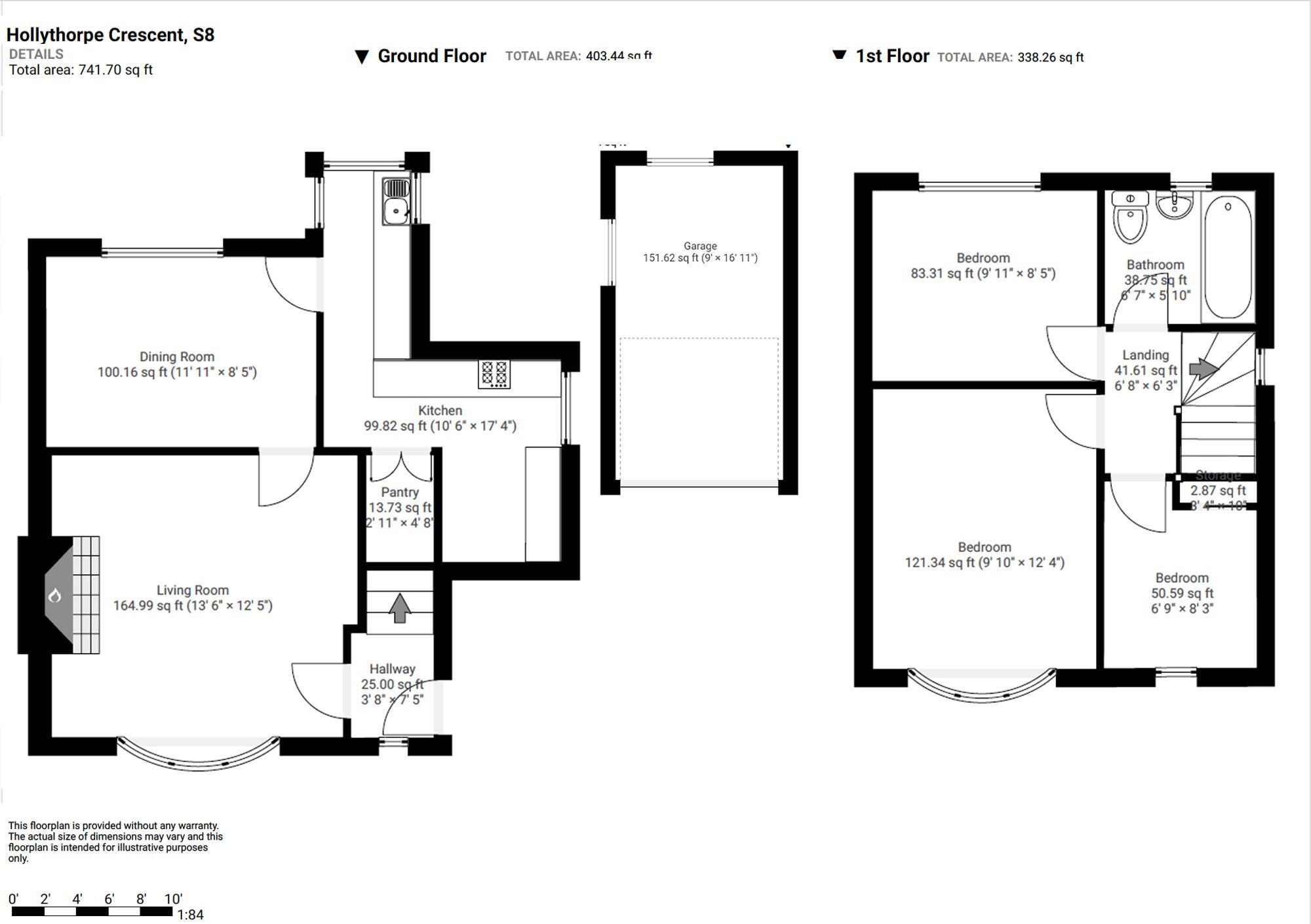 Hollythorpe Crescent, Sheffield, S8 floorplan