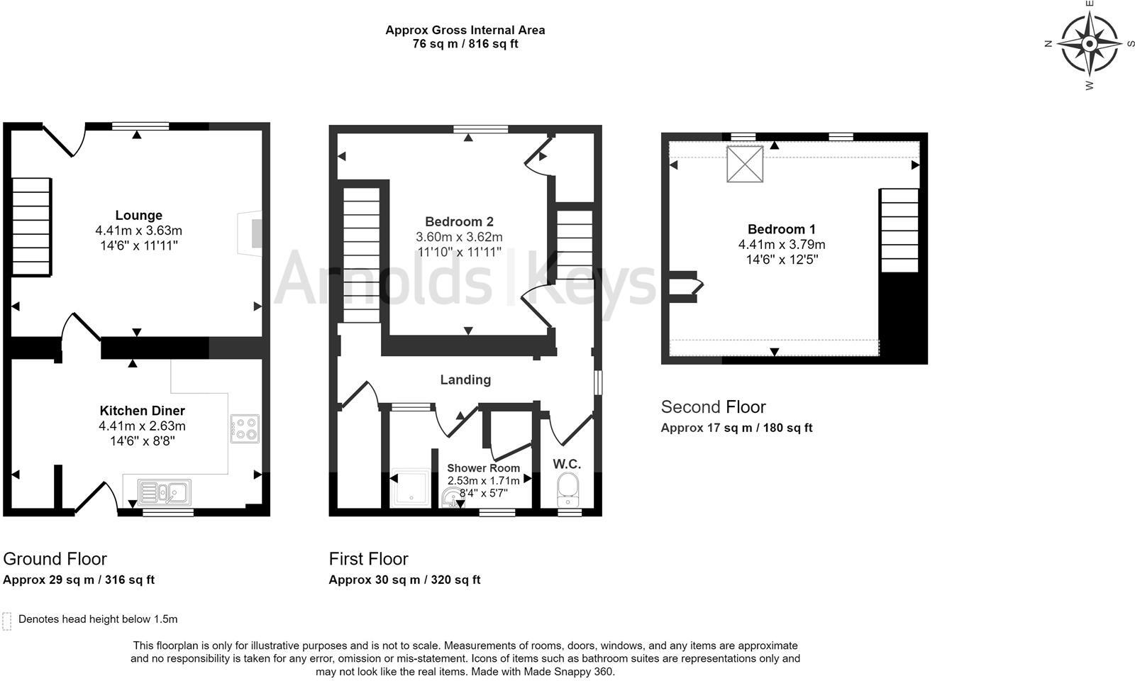High Street, Sheringham floorplan