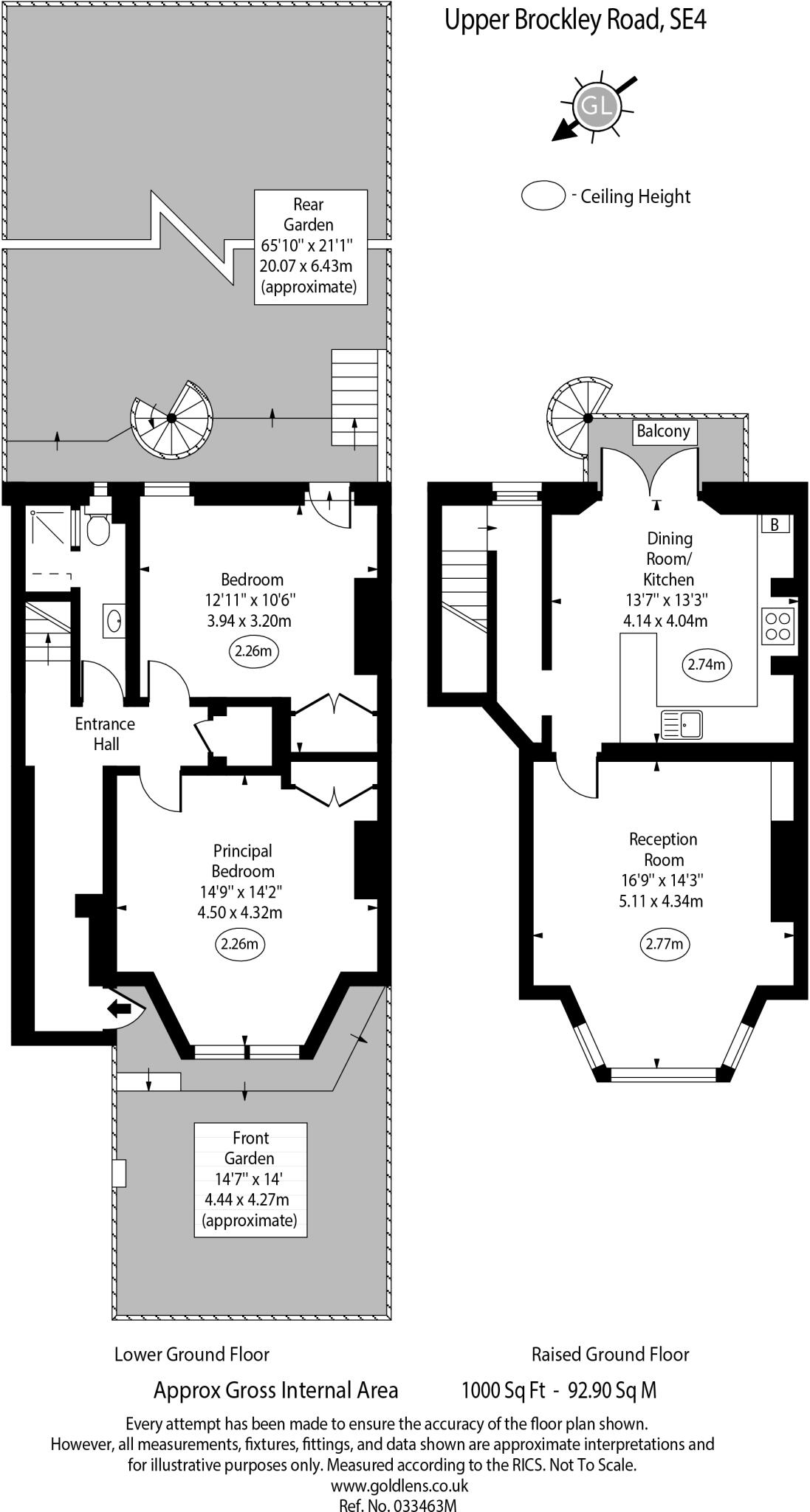 Upper Brockley Road, London, SE4 floorplan