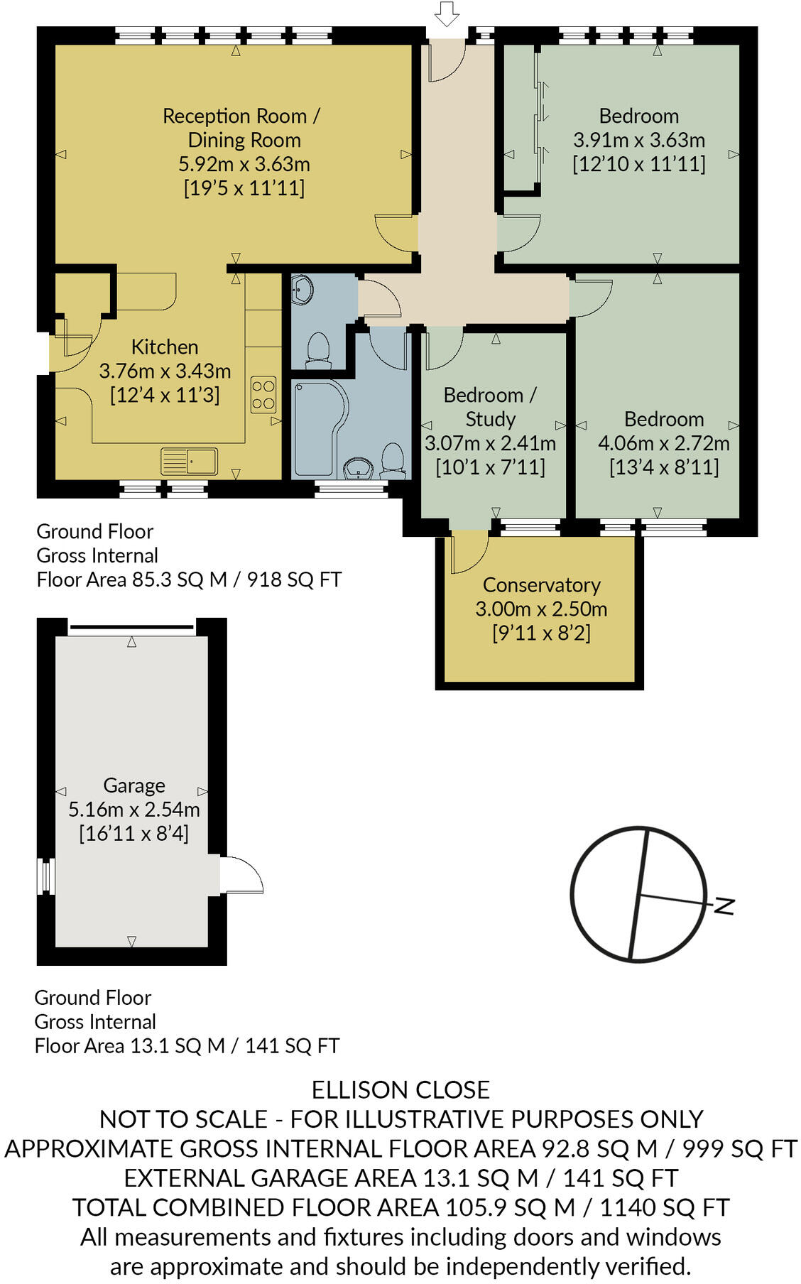 Ellison Close, Chestfield, Whitstable floorplan