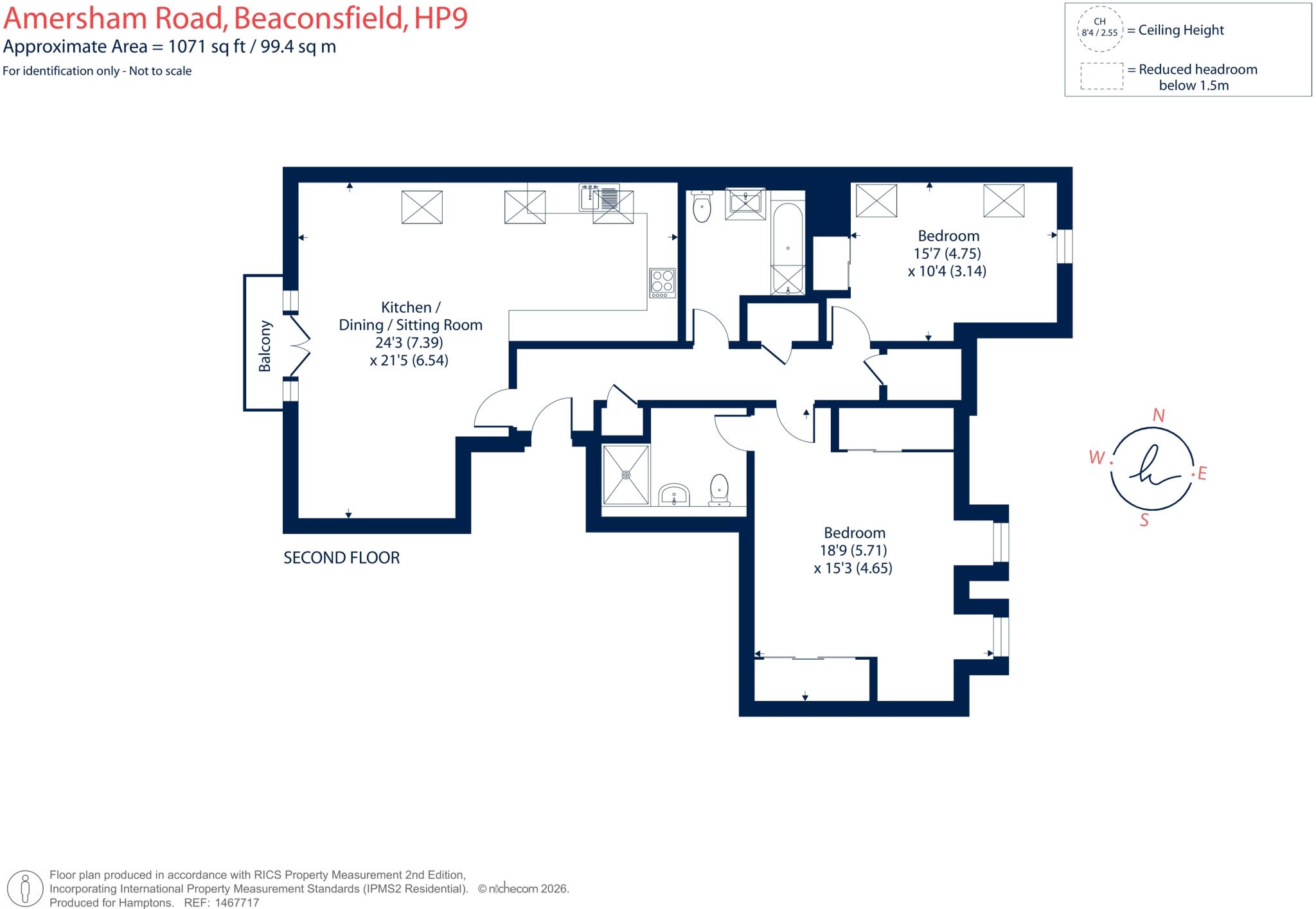 153 Amersham Road, Beaconsfield, HP9 floorplan