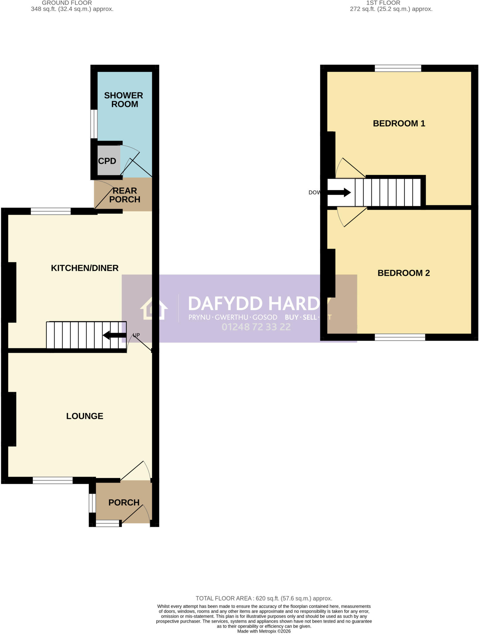 Llysfaen Road, Old Colwyn, Colwyn Bay, Conwy, LL29 floorplan