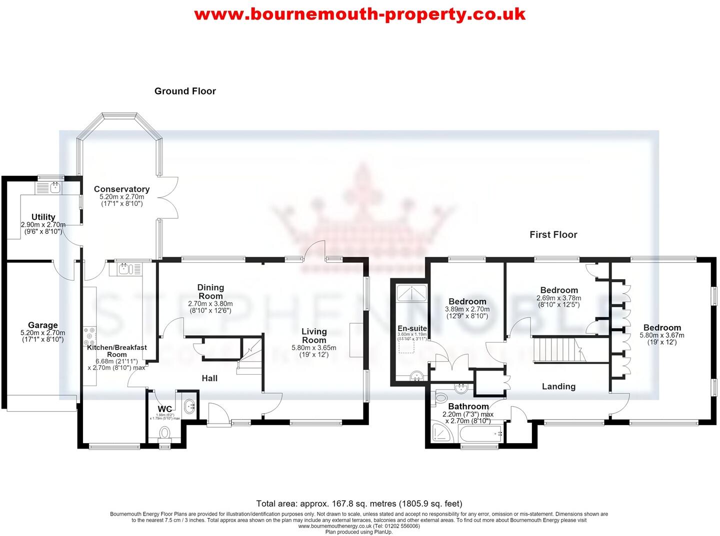 Keith Road, Bournemouth, BH3 floorplan