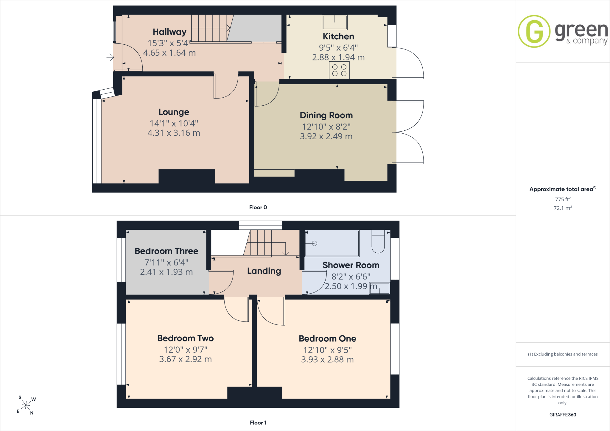 Mowe Croft, Marston Green, Birmingham, B37 floorplan