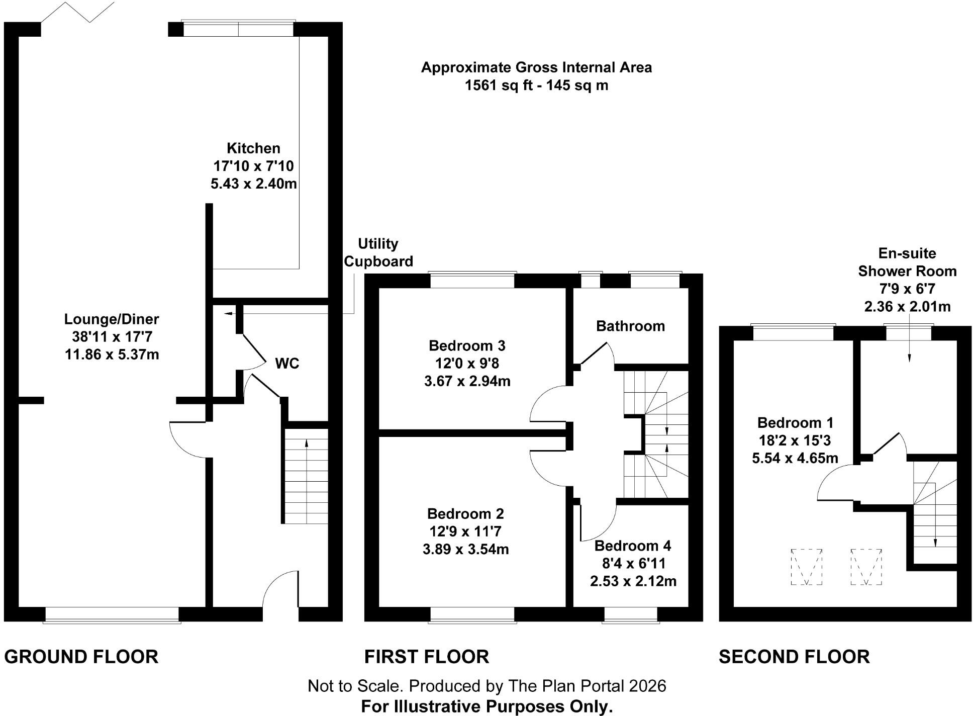 Freshwell Avenue, Chadwell Heath, London, RM6 floorplan