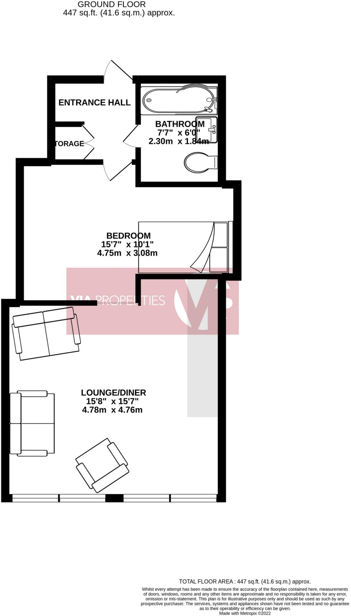 Deacons House, High Road, Broxbourne, EN10 floorplan