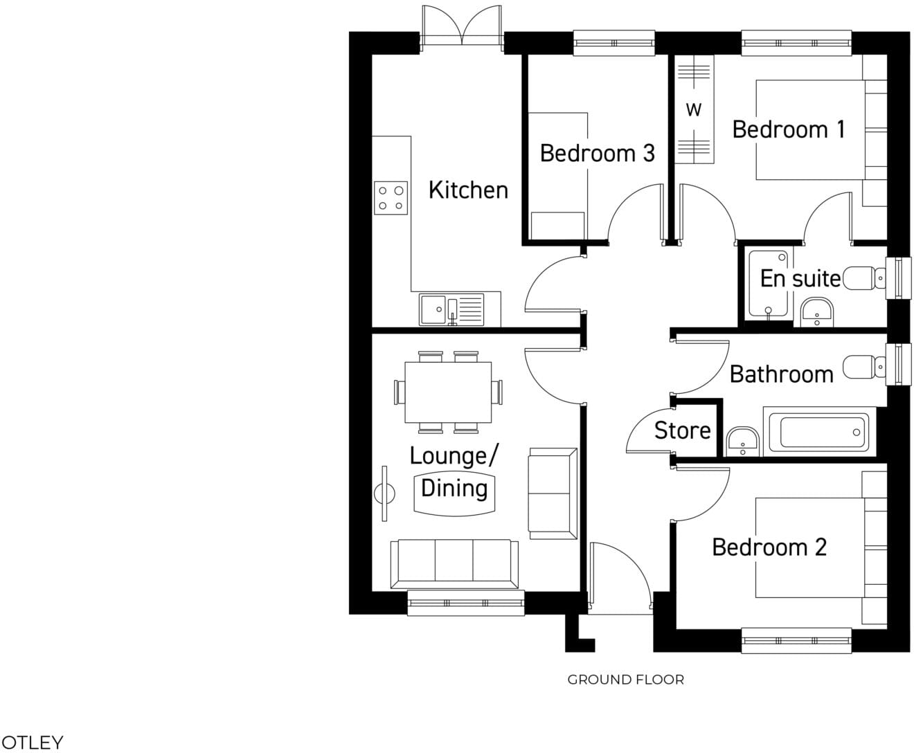 Beverley Road,
Wetwang,
YO25 9XR floorplan