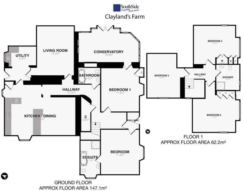 2422L Claylands Farm, Claylands Road, Edinburgh, EH28 8LZ floorplan