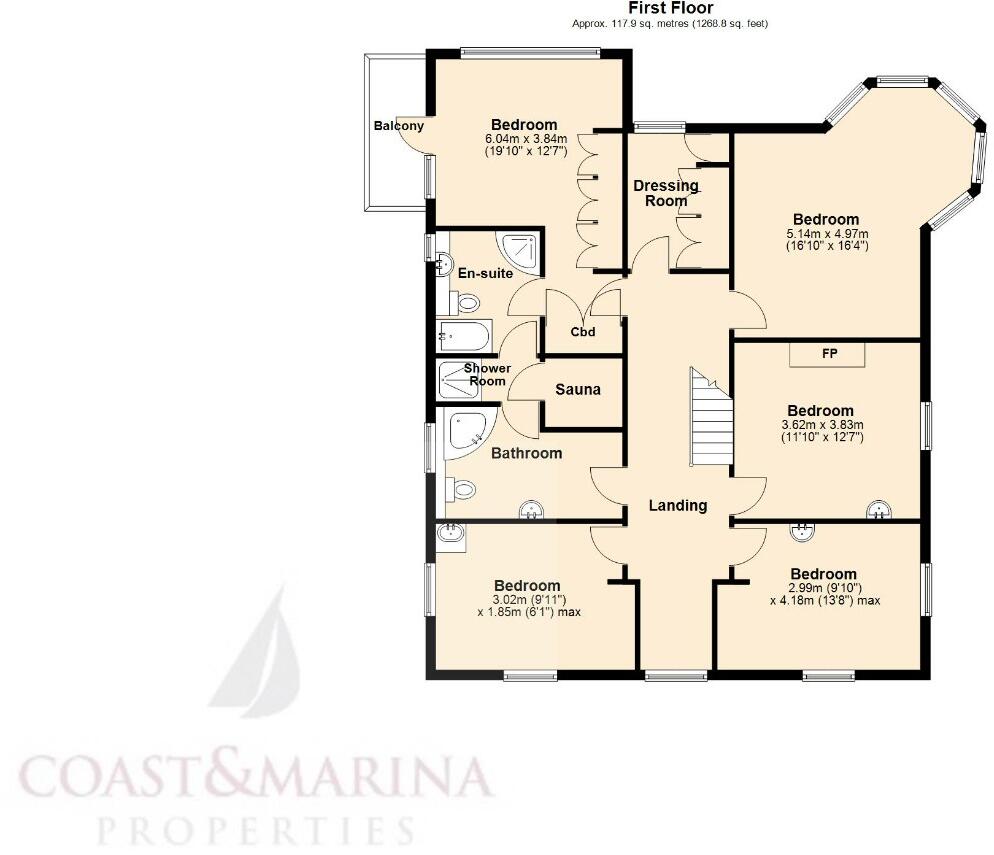 AWELON, Garth Road, Glan Conwy, Conwy floorplan