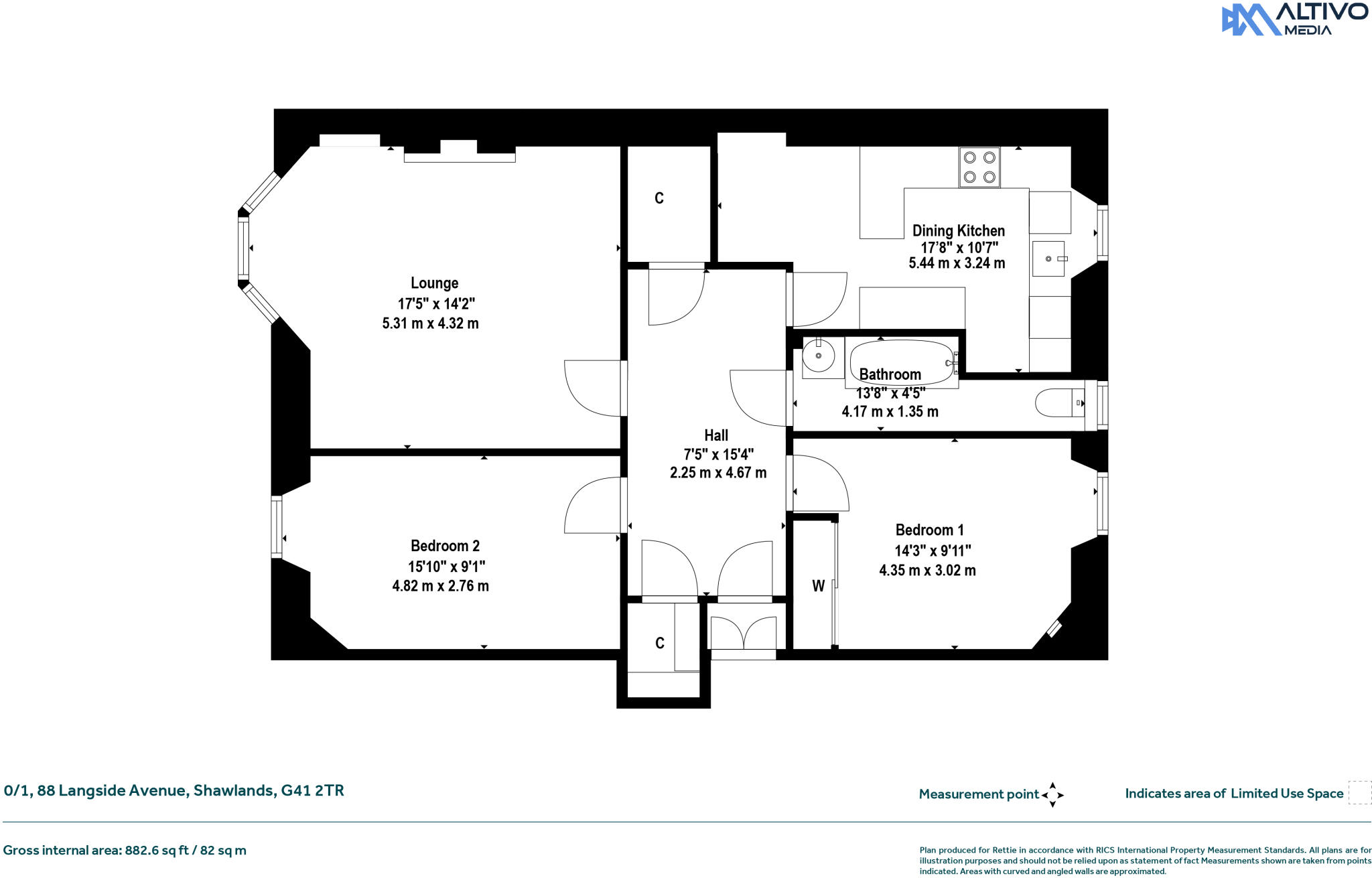 Langside Avenue, Shawlands, Glasgow floorplan