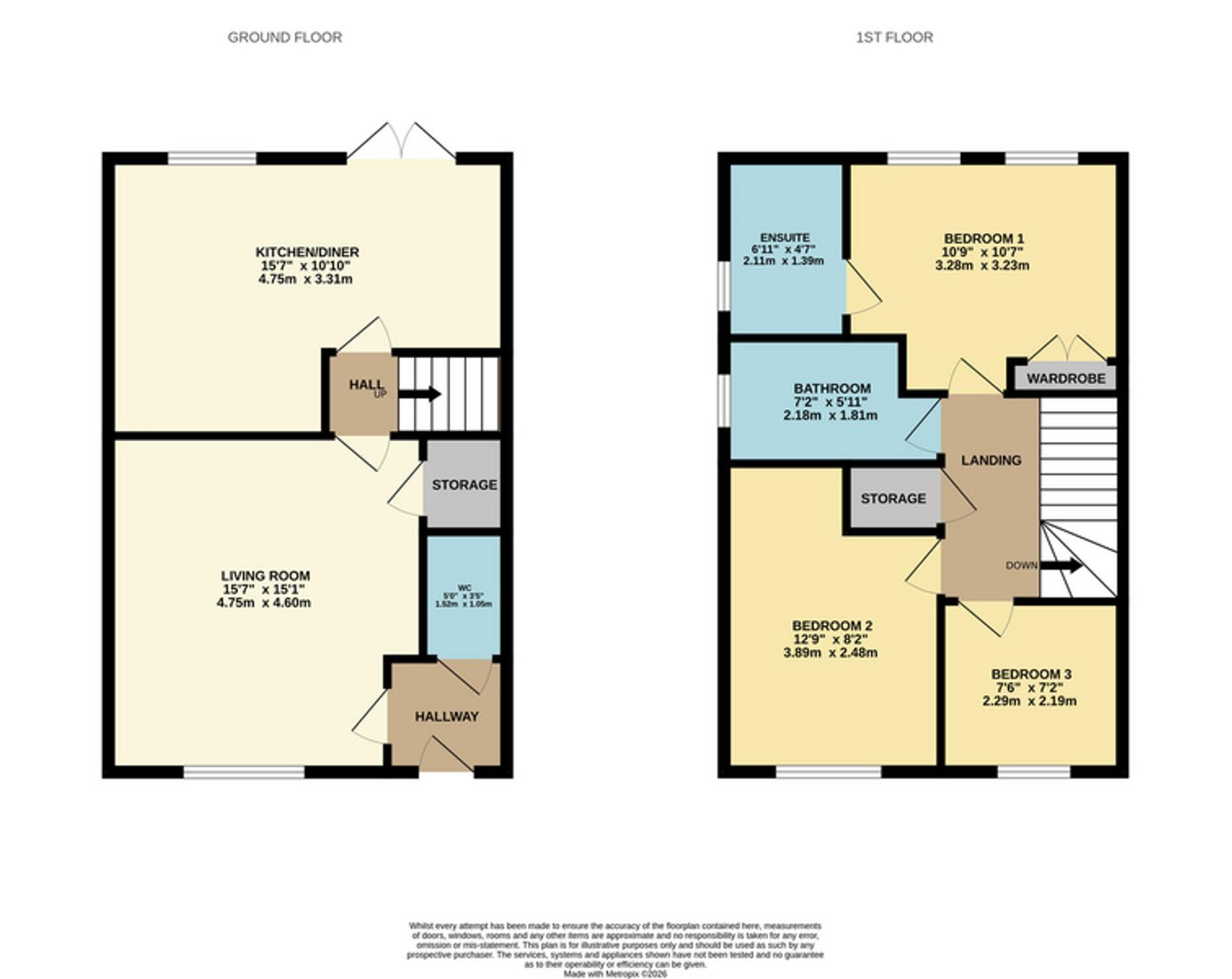 Moonbeam Way, Mansfield, NG18 floorplan