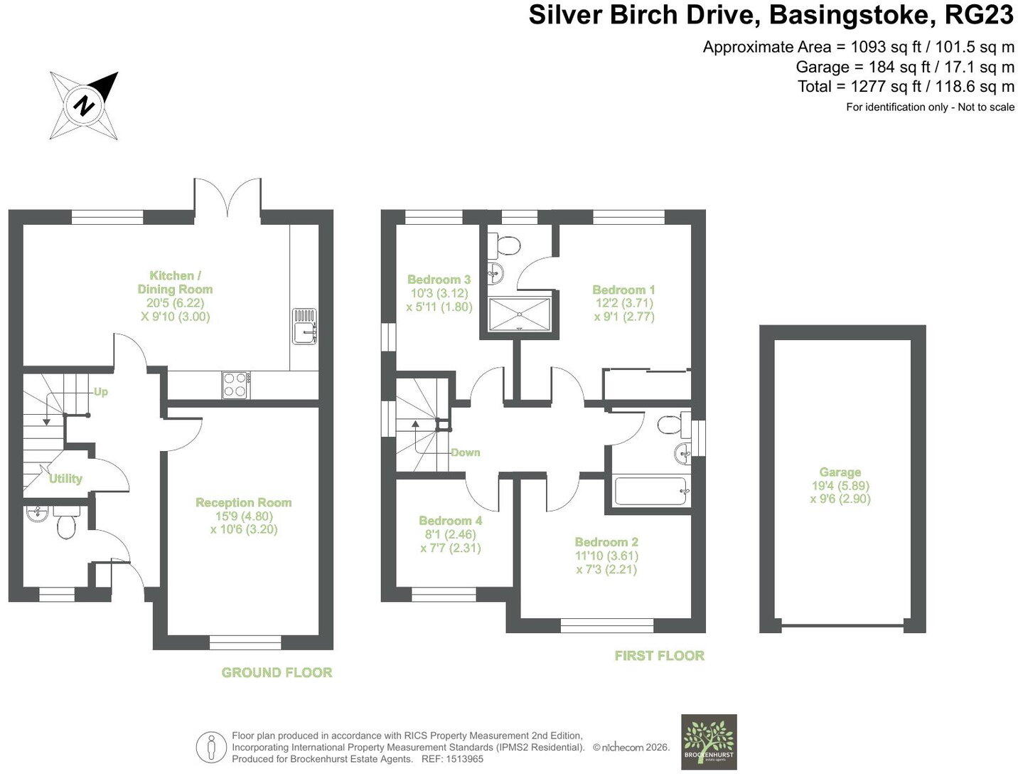 Silver Birch Drive, Basingstoke RG23 7QG floorplan