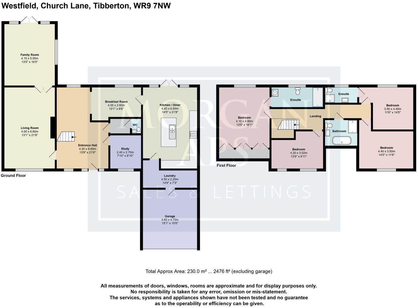 Tibberton, Worcestershire floorplan
