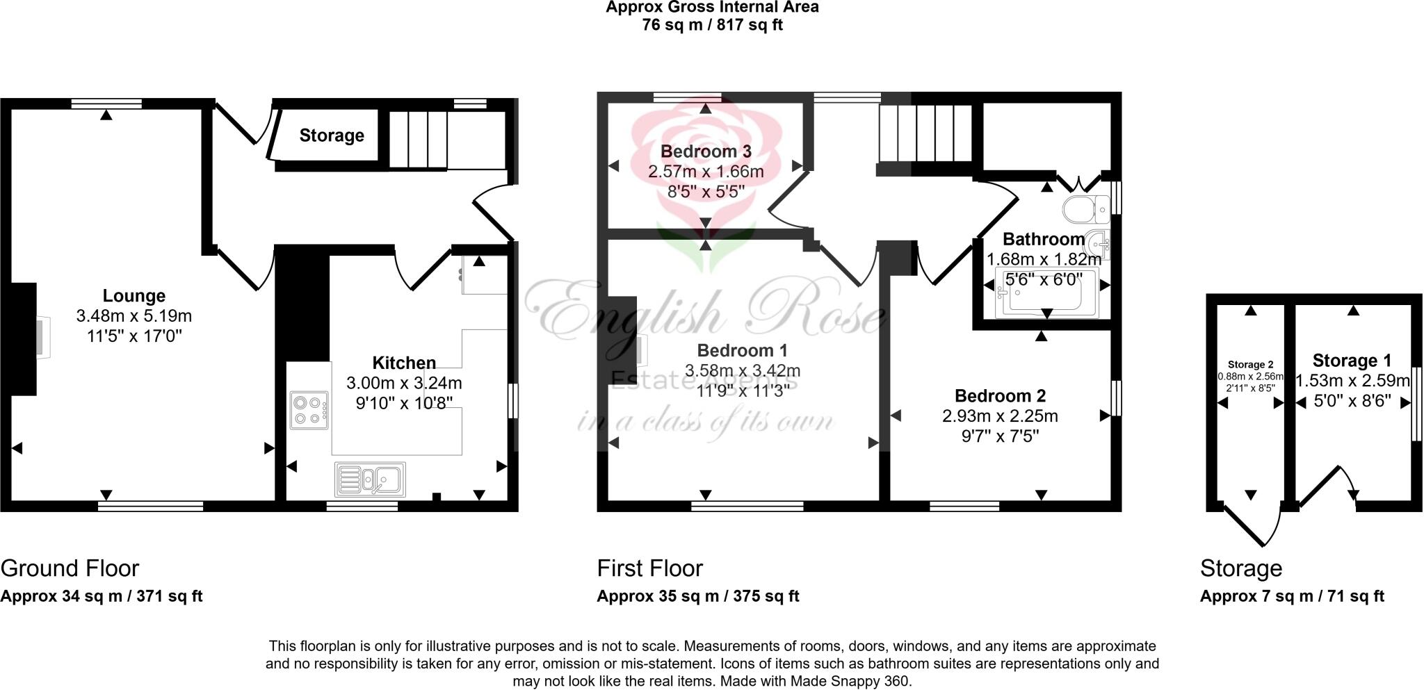 Lansbury Avenue, Sutton In Ashfield floorplan