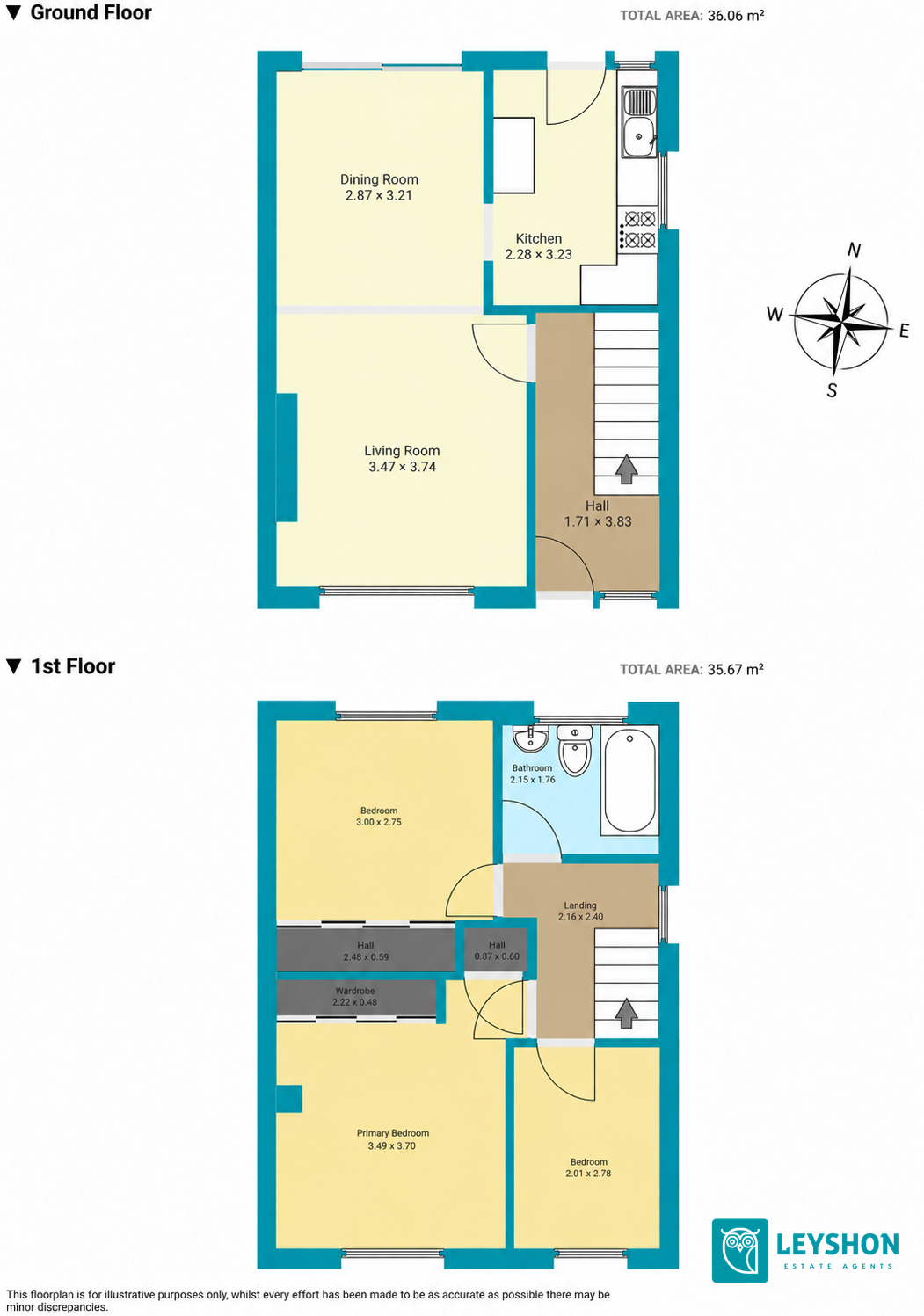 Chalfont Close, Beddau, CF38 floorplan