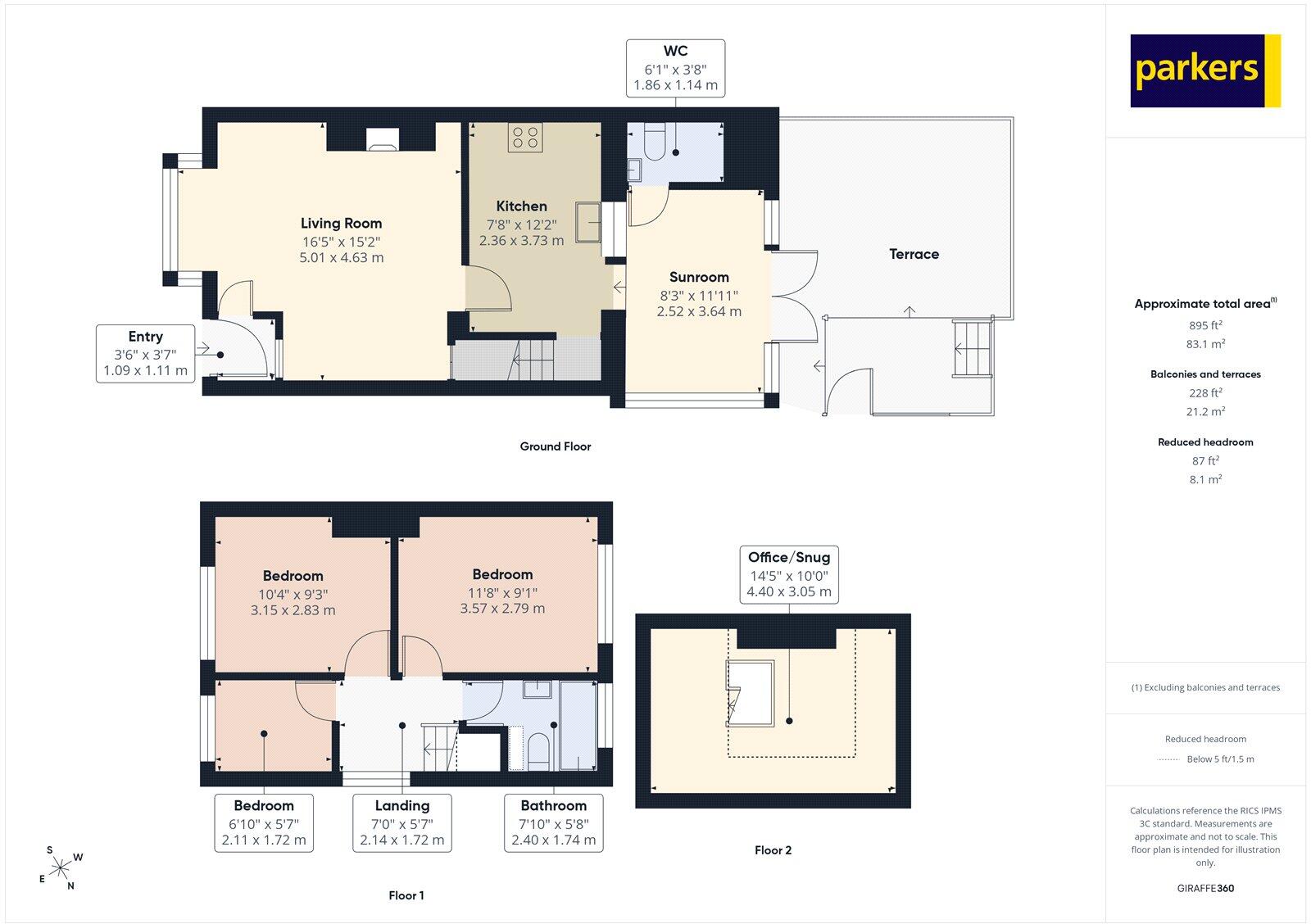 Coniston Drive, Tilehurst, Reading, Berkshire, RG30 floorplan