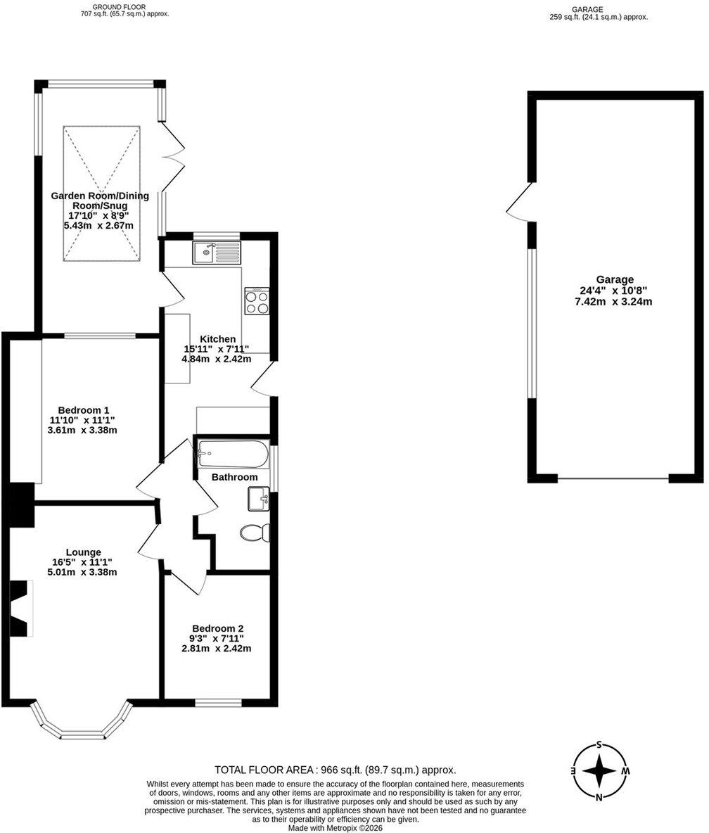 Lyndale Avenue, York, YO10 3QB floorplan
