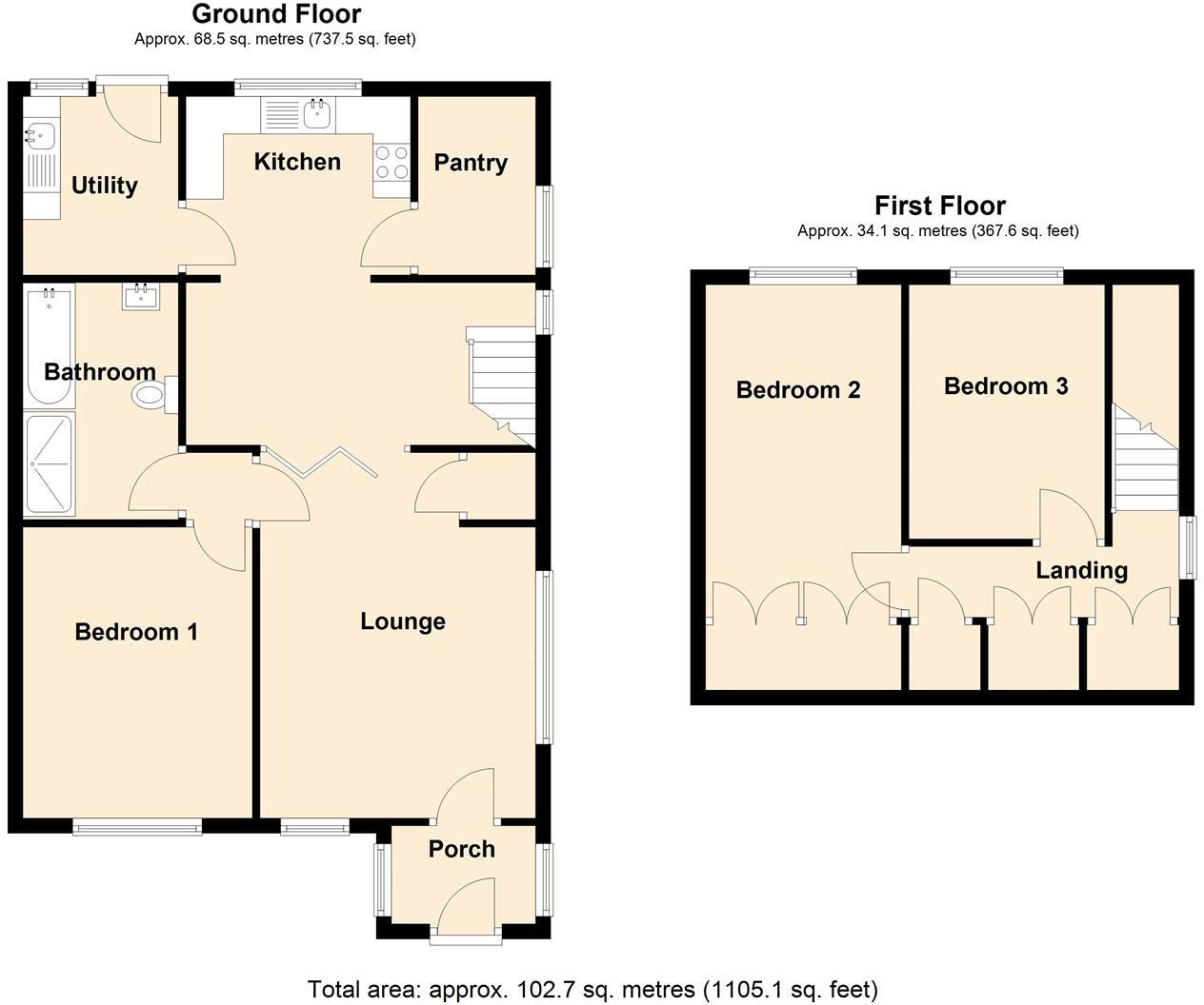 5 Miles Lane, Leconfield, Beverley, HU17 7NW floorplan