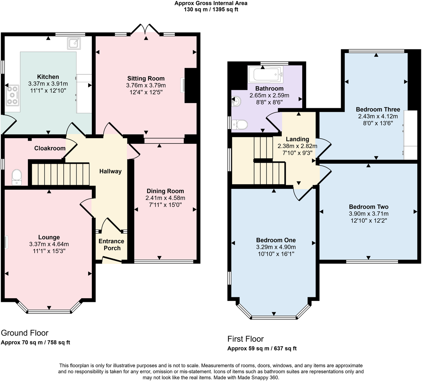 5 Gronant Road, Prestatyn, LL19 9DT Denbighshire floorplan