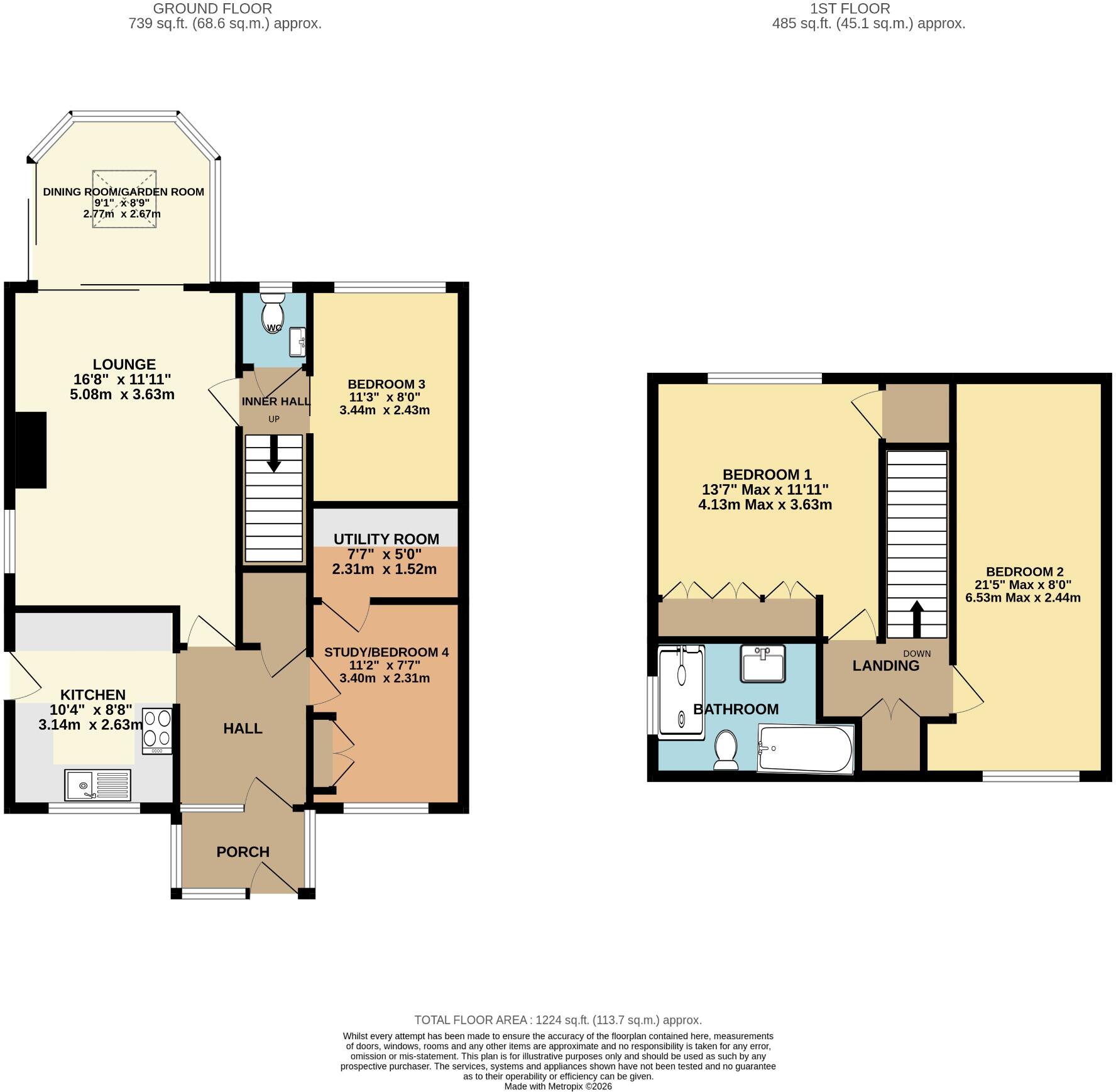 Lynwood Avenue, Waterlooville floorplan