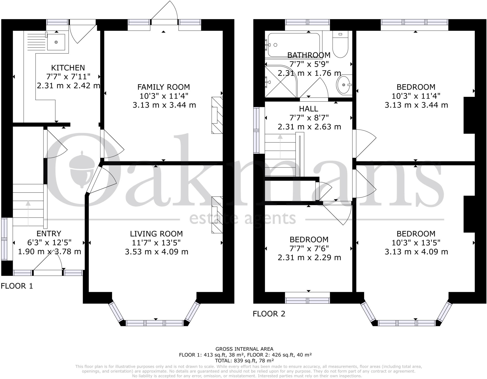 Wentworth Park Avenue, Birmingham, B17 floorplan