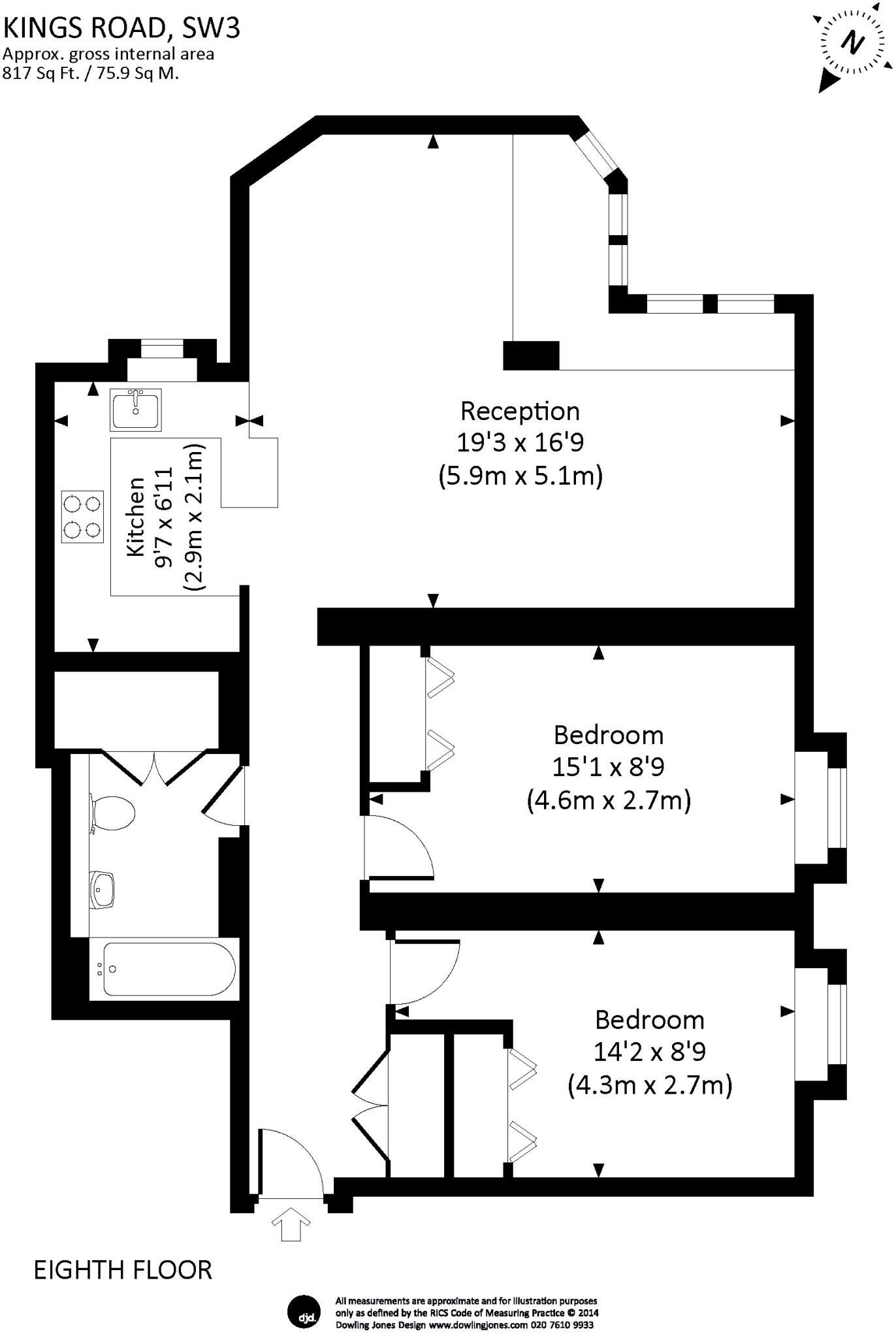 Kings Road, Chelsea, SW3 floorplan
