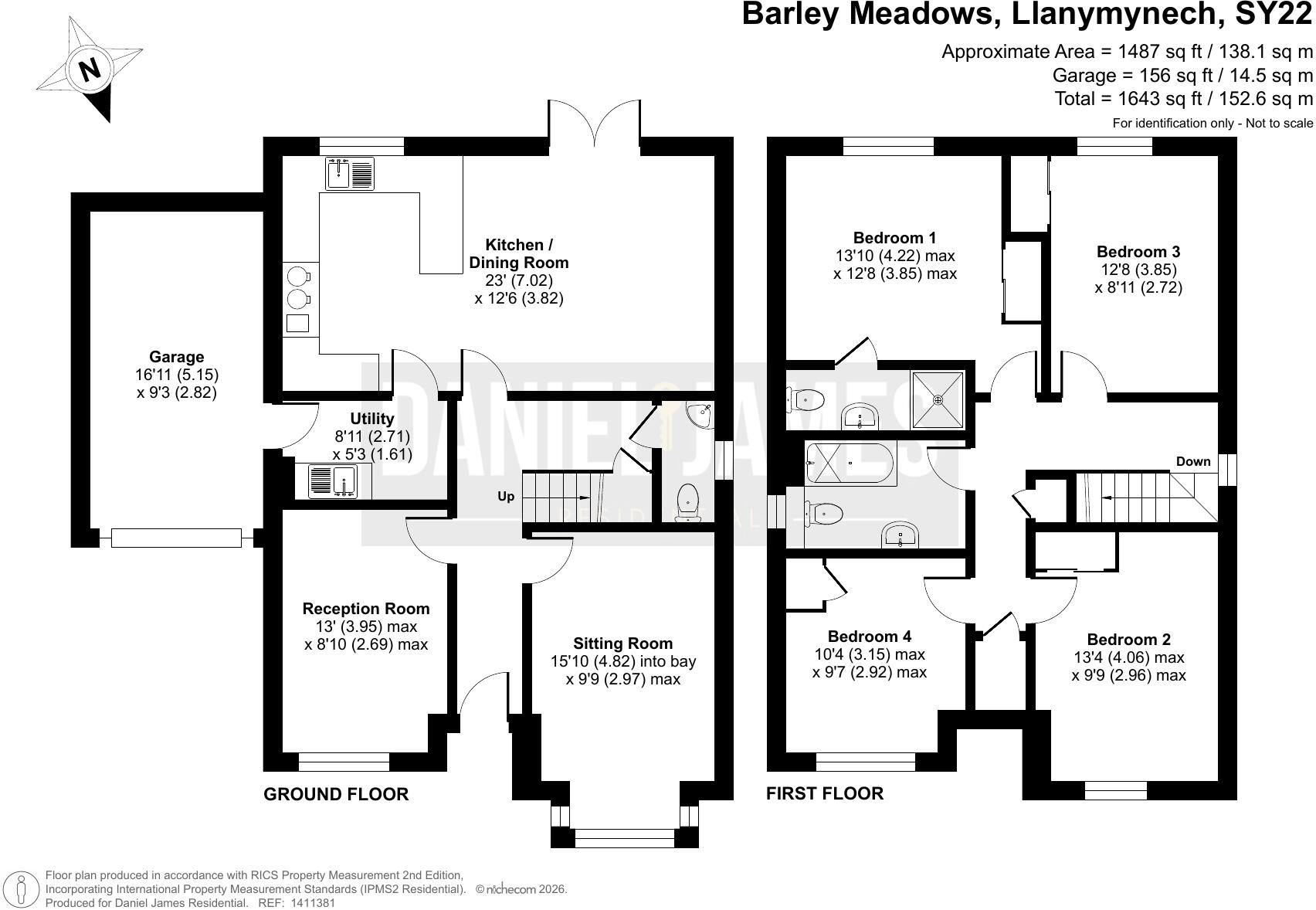 Barley Meadows, Llanymynech, floorplan