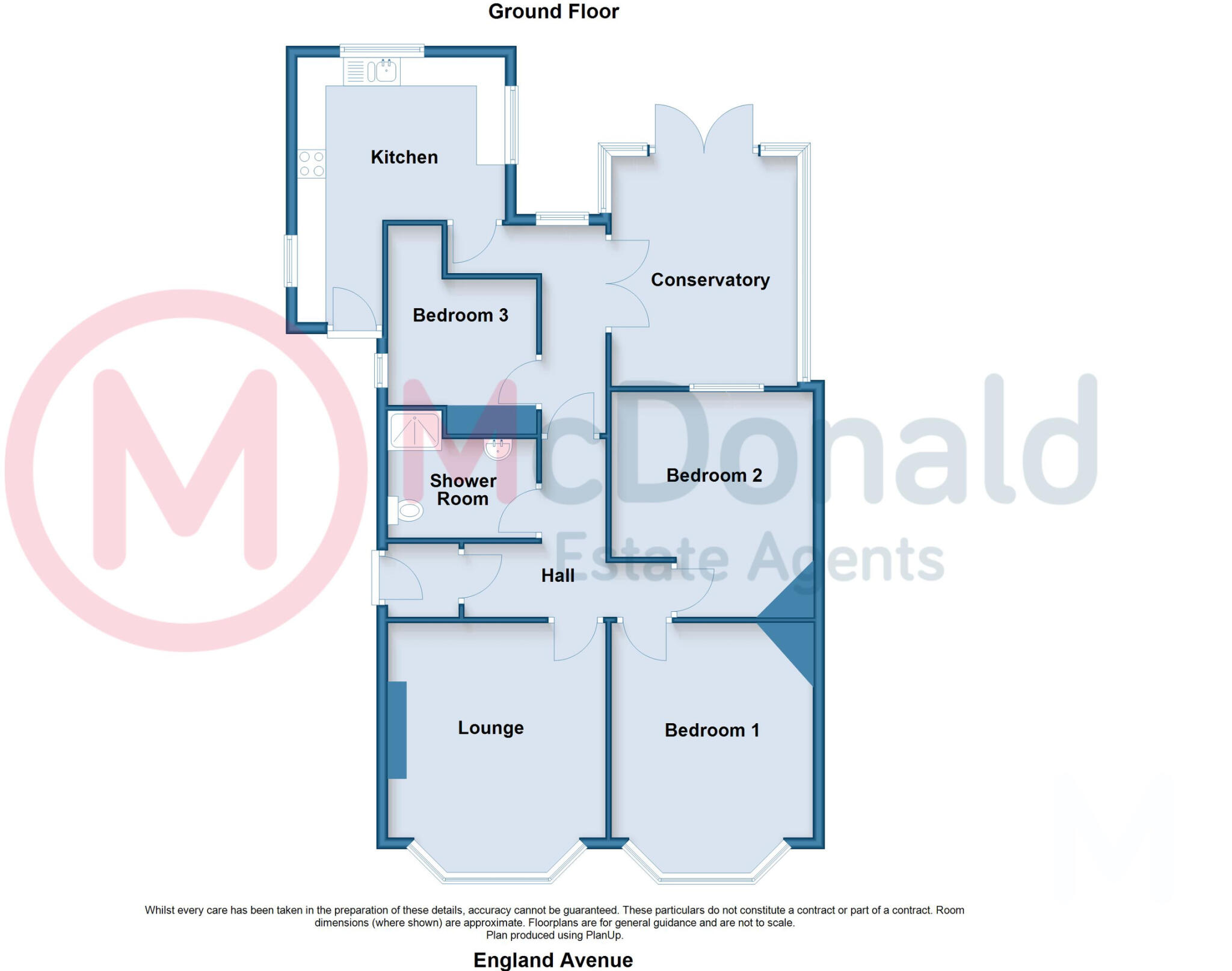 England Avenue, Bispham. floorplan