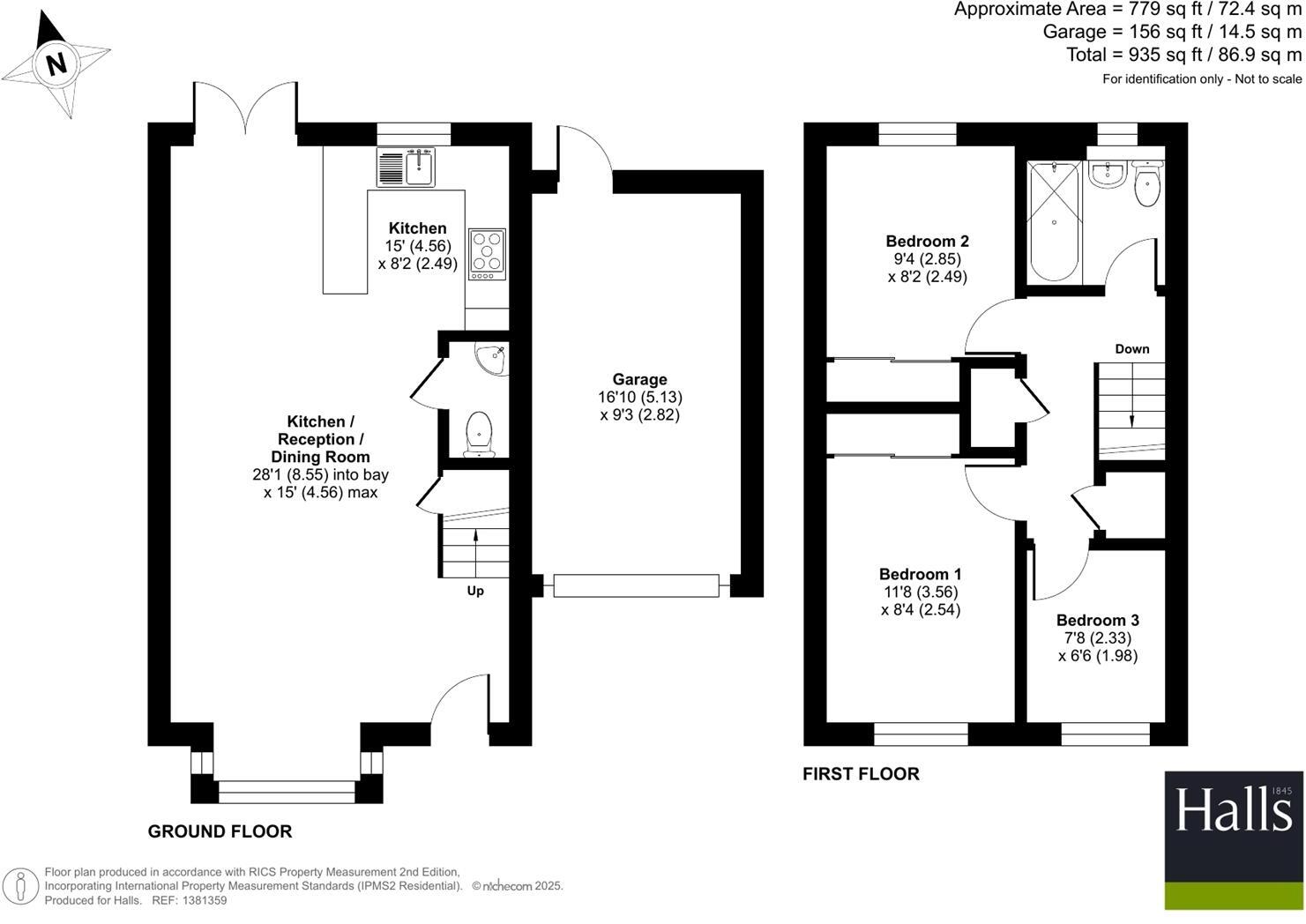 Orchard Close, St. Martins. floorplan