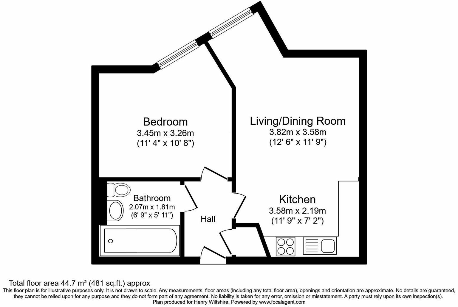 20 Southern Street, Manchester M3 floorplan