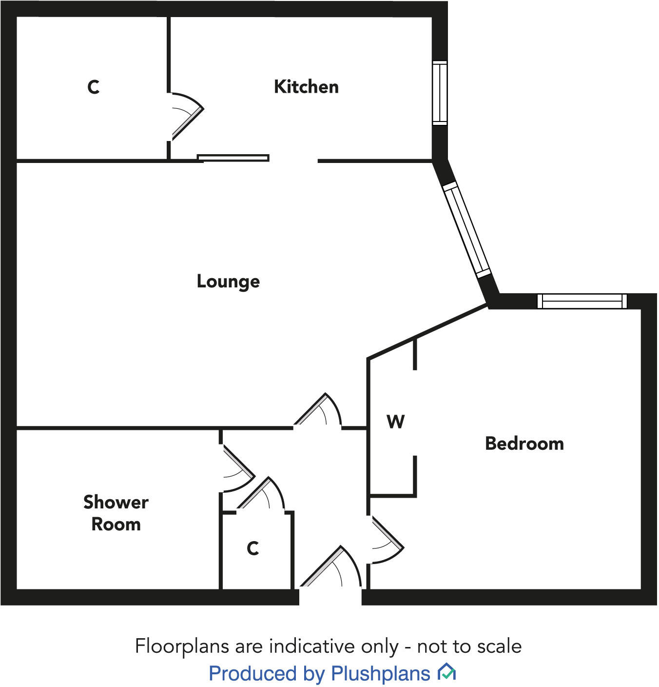 Flat 24 Muirfield Court,  Muirend Road, Glasgow, Glasgow City floorplan