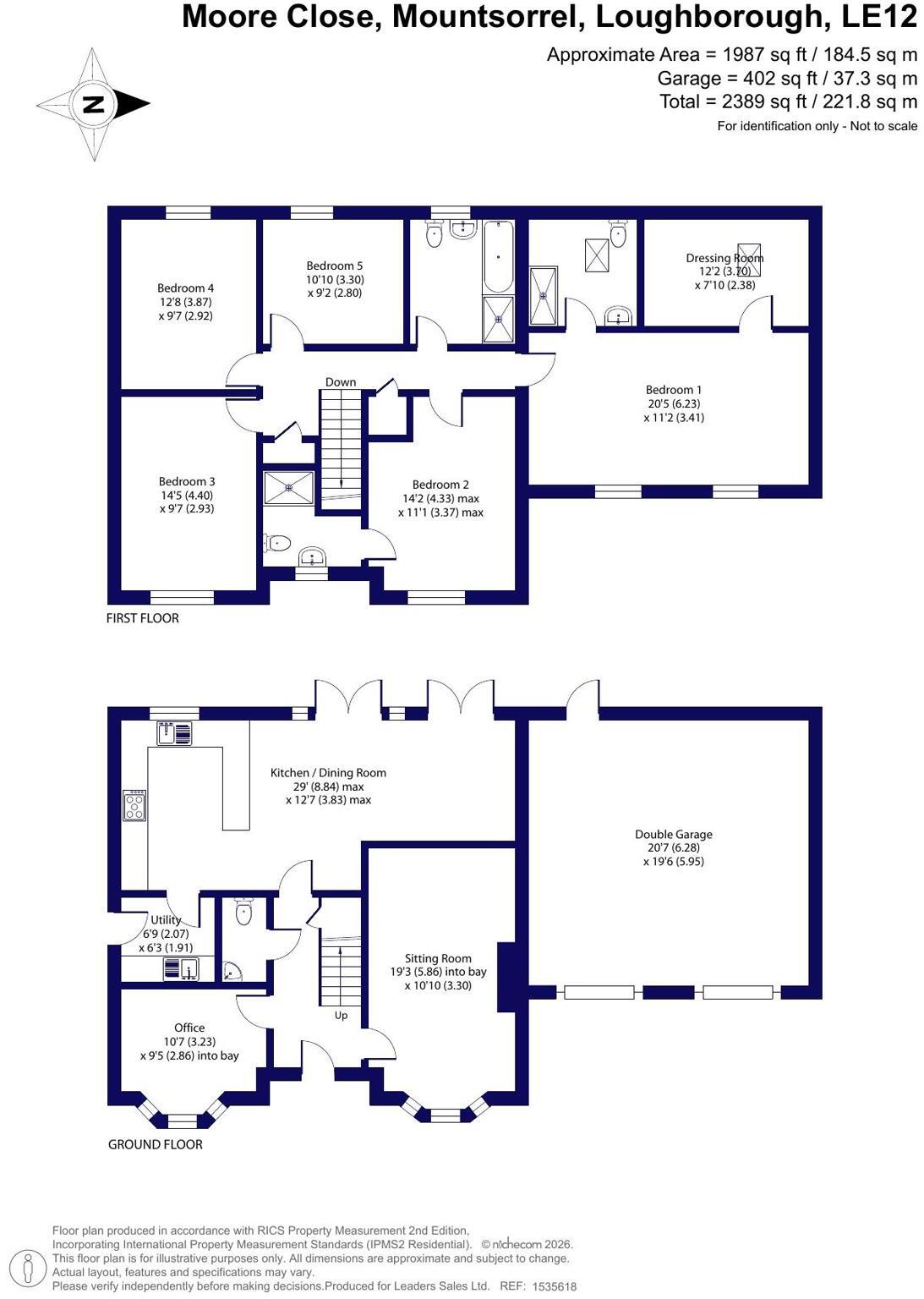 Moore Close, Mountsorrel, Loughborough floorplan