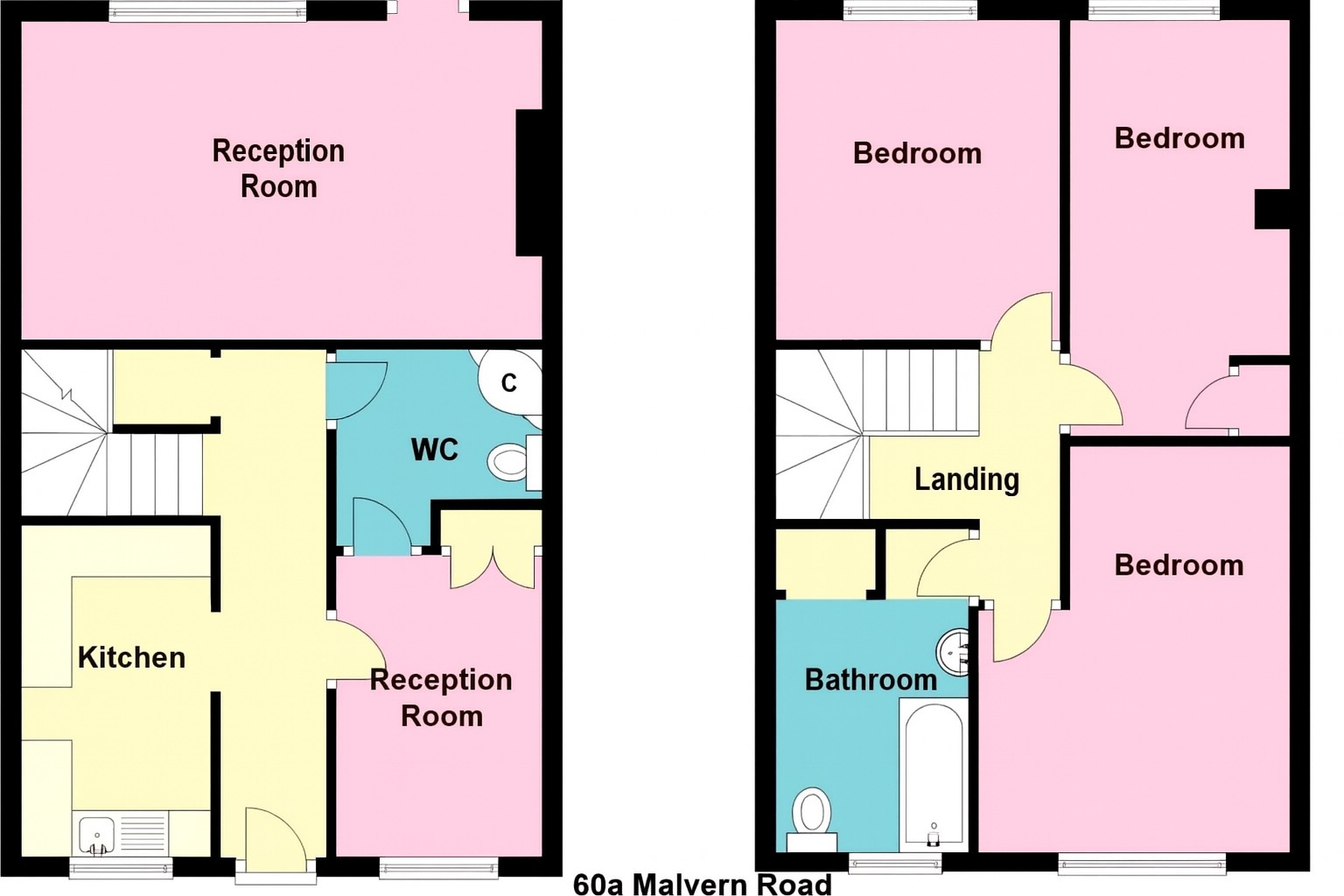 Available 4 Rooms SEPT 2026 - Malvern Road floorplan