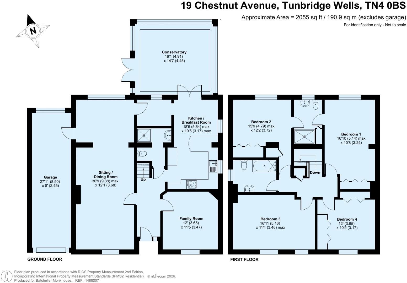 Chestnut Avenue, Tunbridge Wells floorplan