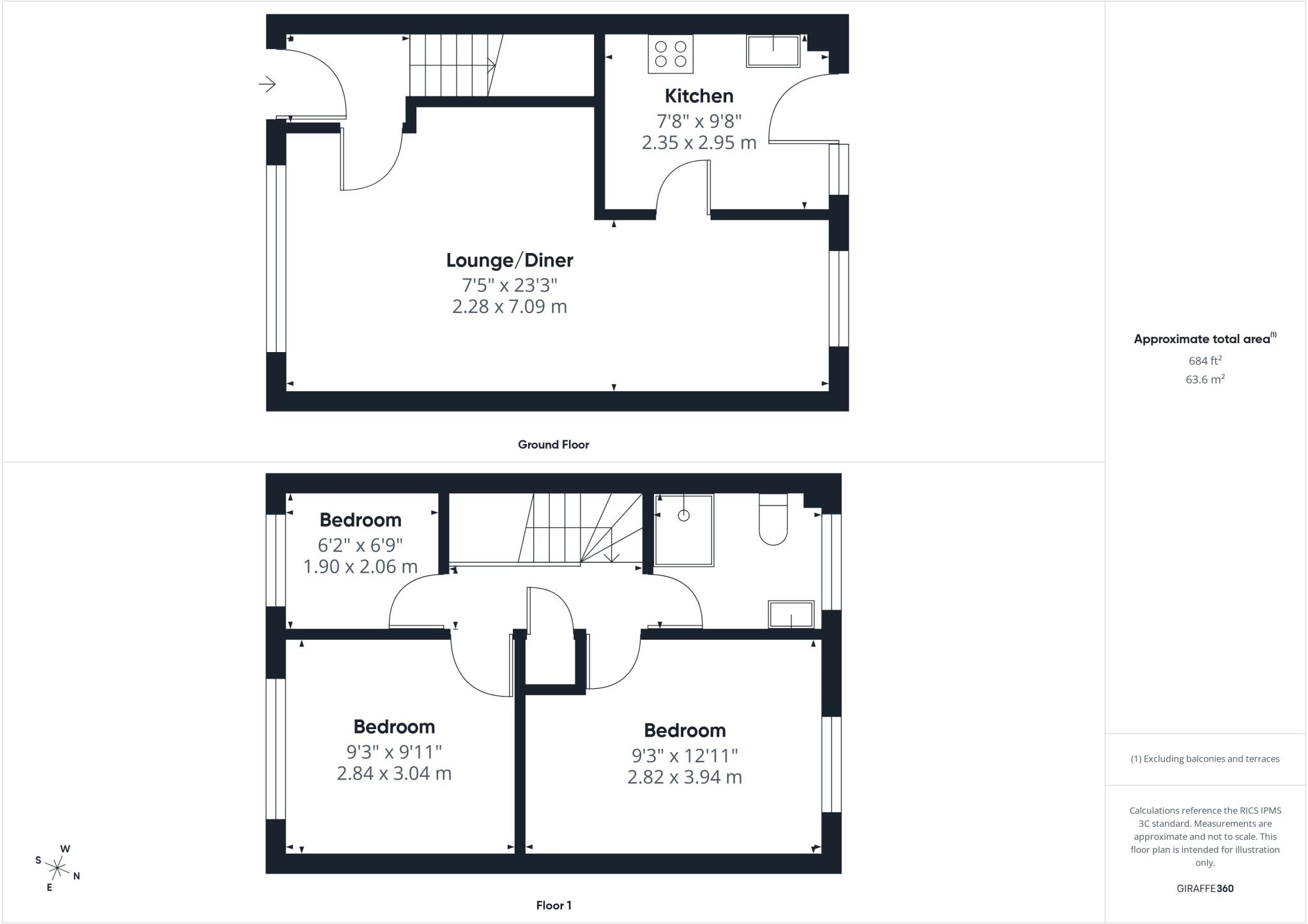 42, De Havilland Way, Christchurch, Dorset, BH23 floorplan