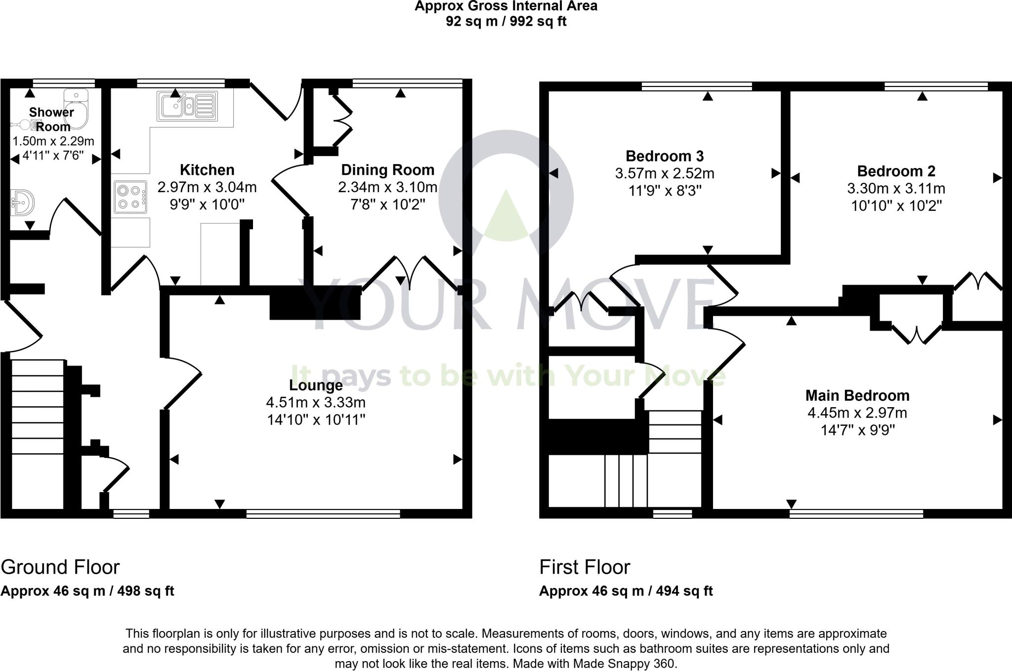 Mariner Road, Camelon, Falkirk, Stirlingshire, FK1 floorplan