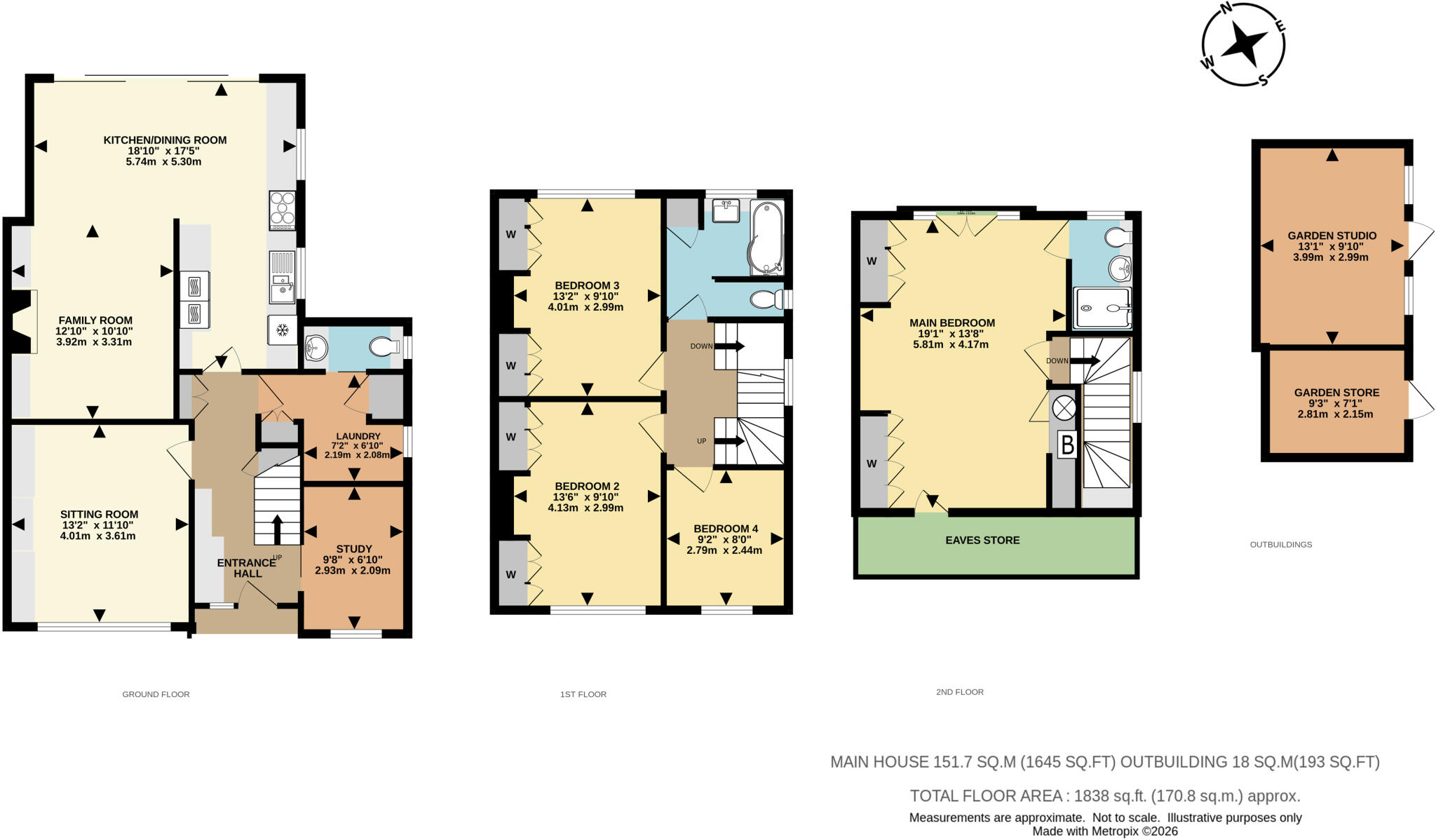 Avenue Gardens, Horley, Surrey, RH6 floorplan