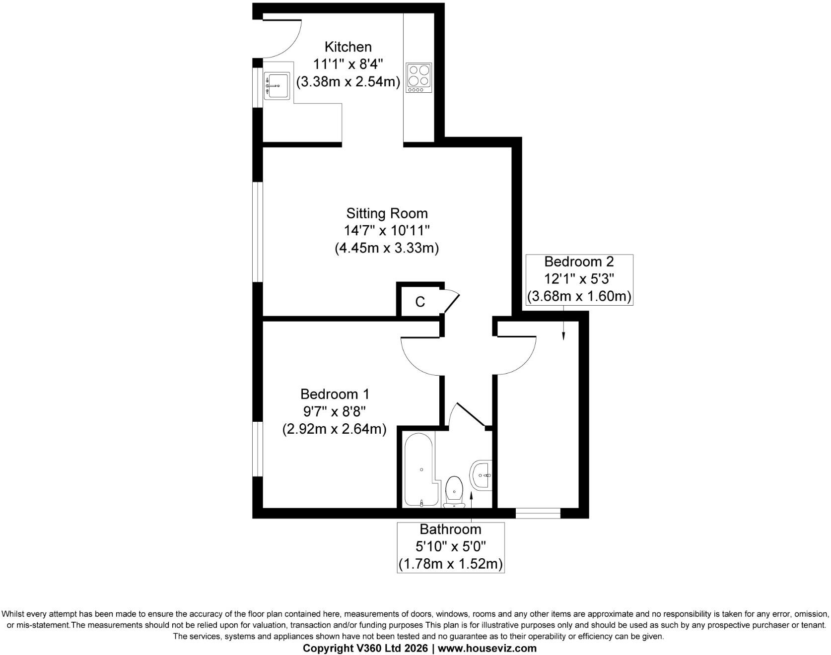 1A Brigg Mount, Main Street, Cross Hills BD20 8TB floorplan
