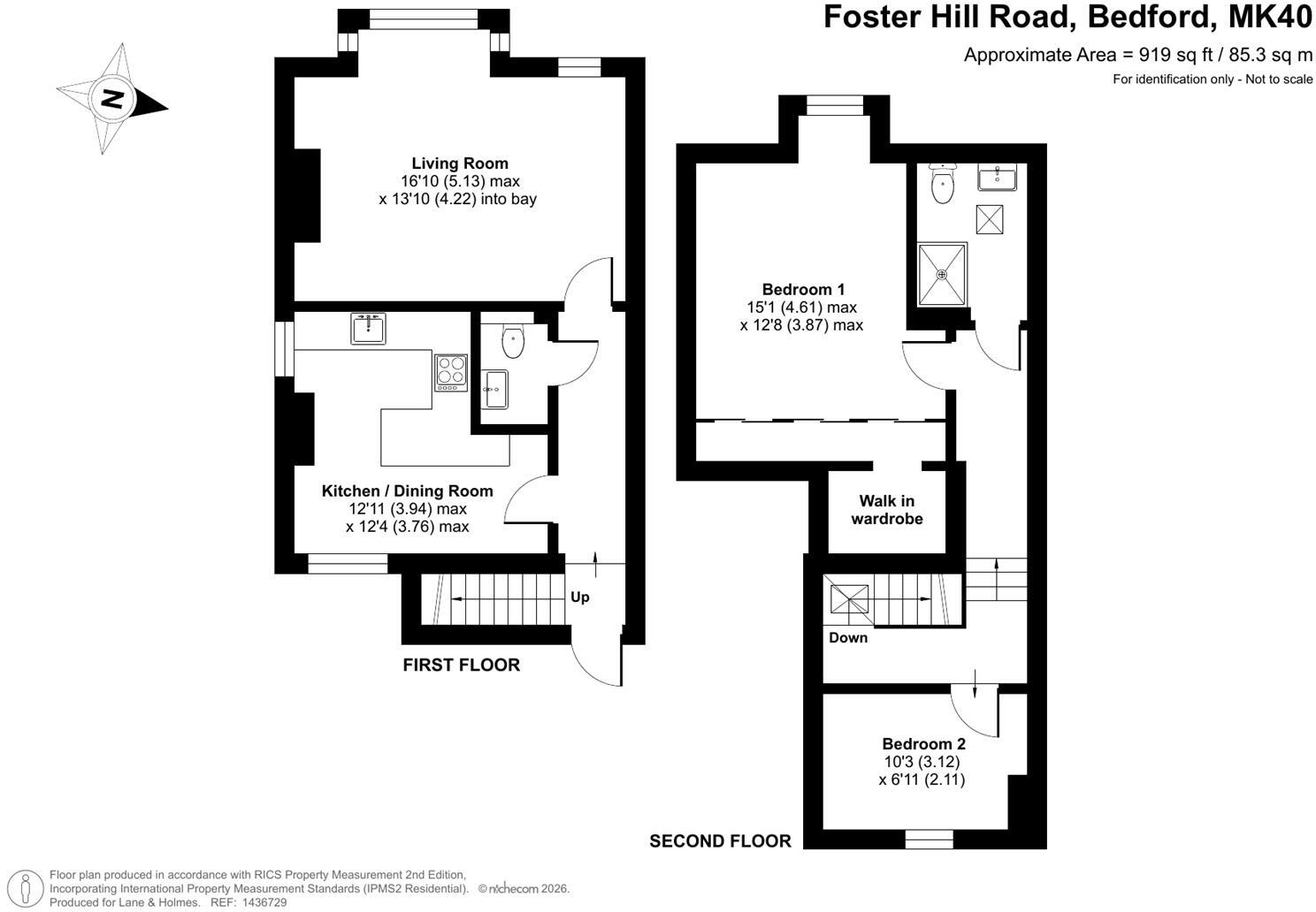 Foster Hill Road, Bedford floorplan