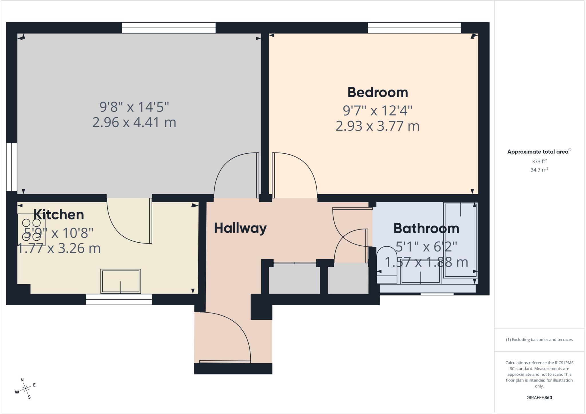 Halley Close, Leicester, LE4 floorplan