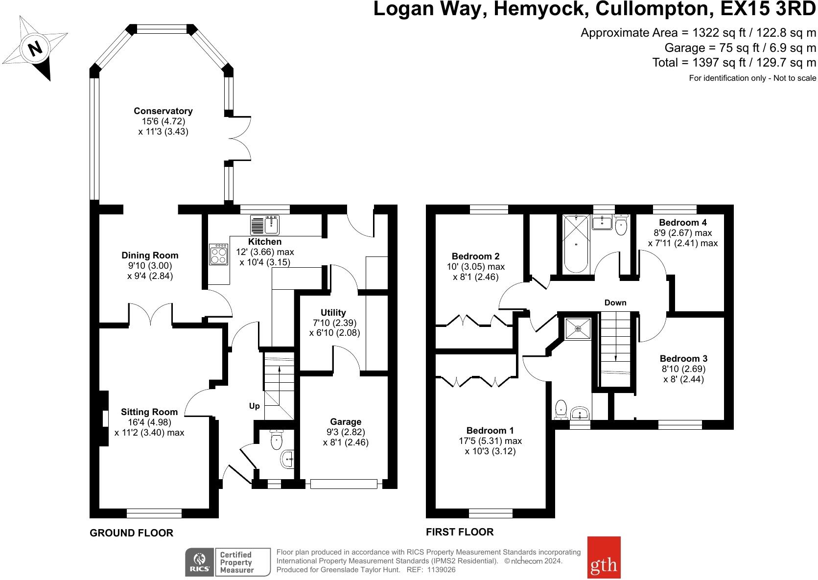 Logan Way, Hemyock, Cullompton, Devon, EX15 floorplan
