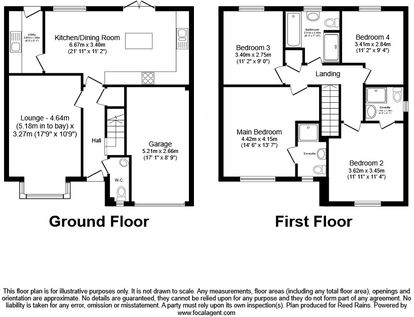 Sunnydale Gardens, Little Eccleston, Preston, Lancashire, PR3 floorplan